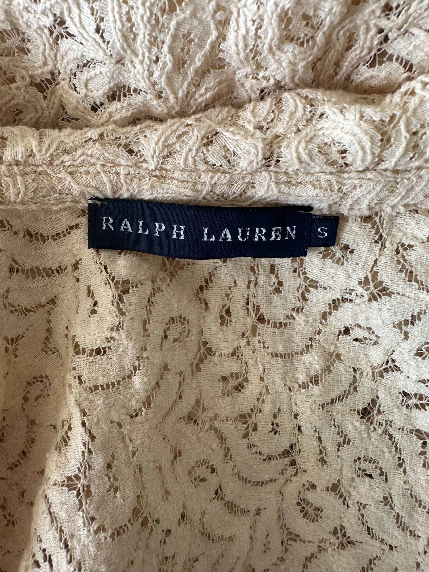 Ralph Lauren Lace Frilled Blouse