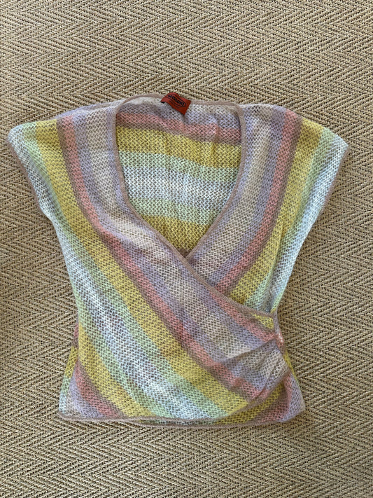 Missoni Rainbow Knit Sleeveless Jumper