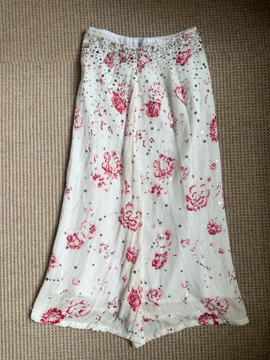 Vintage Marni Floral Sequin Maxi Skirt