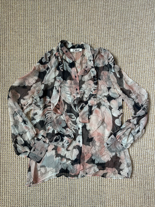 Vintage Chloé F/W 2003 Silk Blouse