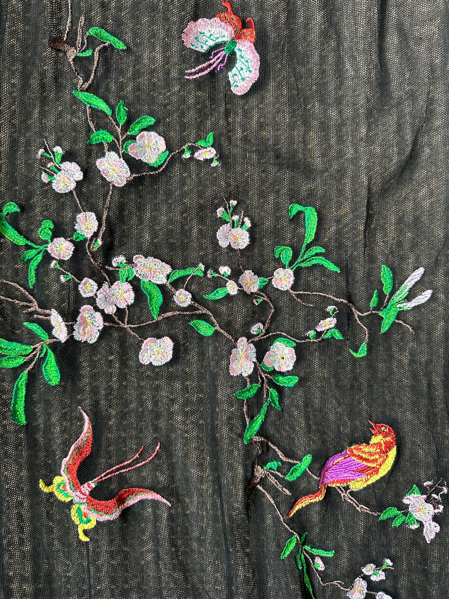 Vintage D&G F/W 1998 Embroidered Mesh Dress