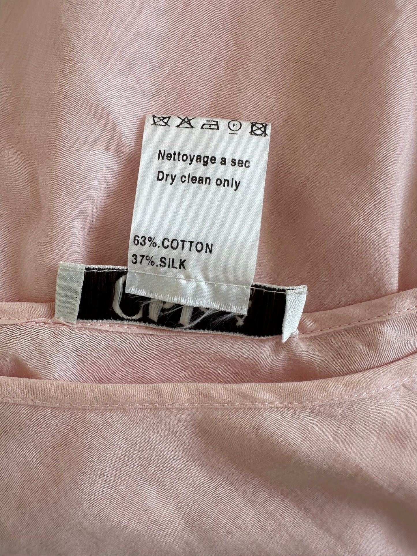 Vintage Chloé 2001 Pink Cotton Midi Dress