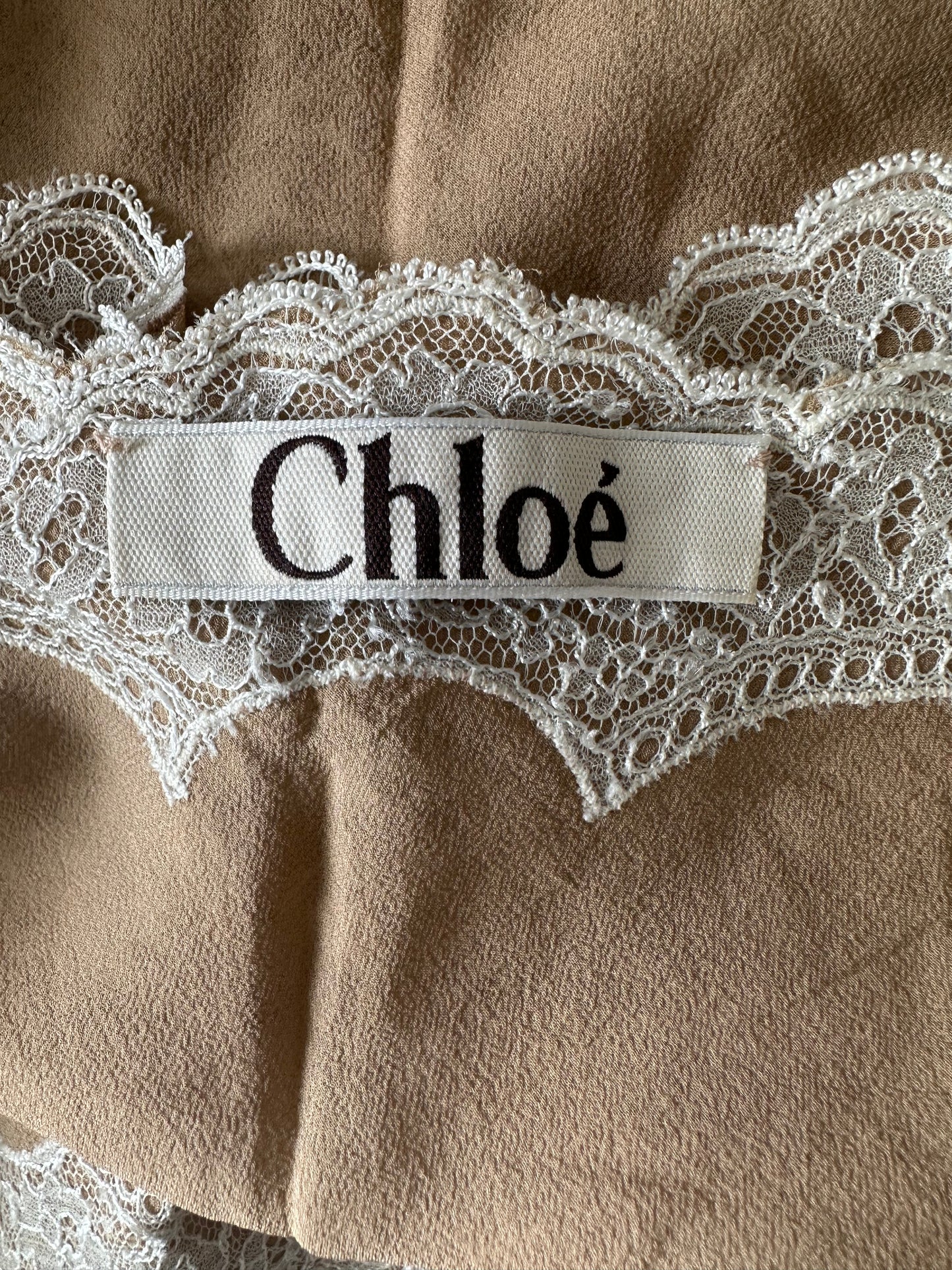 Vintage Chloé Lace Crop Top