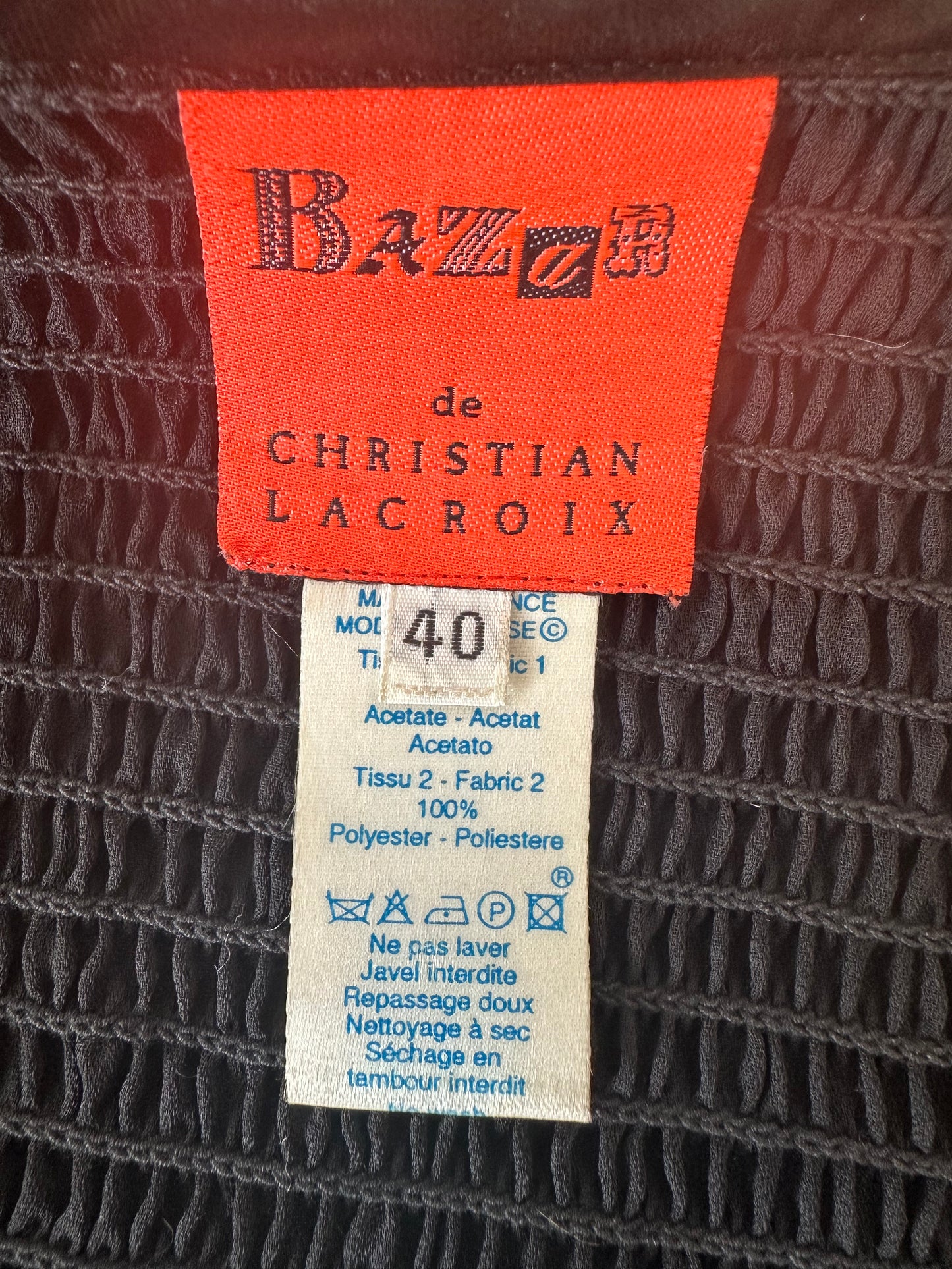 Christian Lacroix Bazar Waistcoat