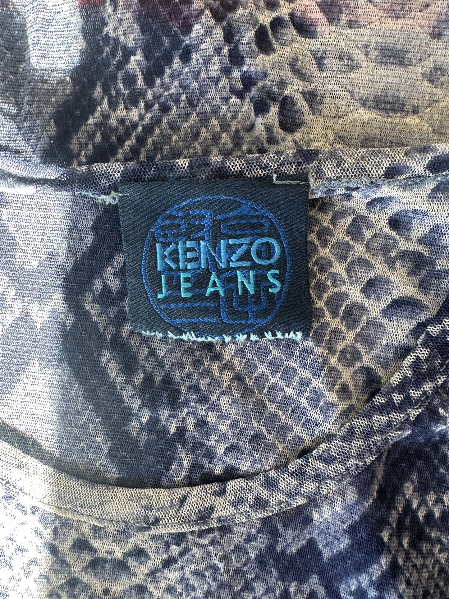 Vintage Kenzo Jeans Mesh Top