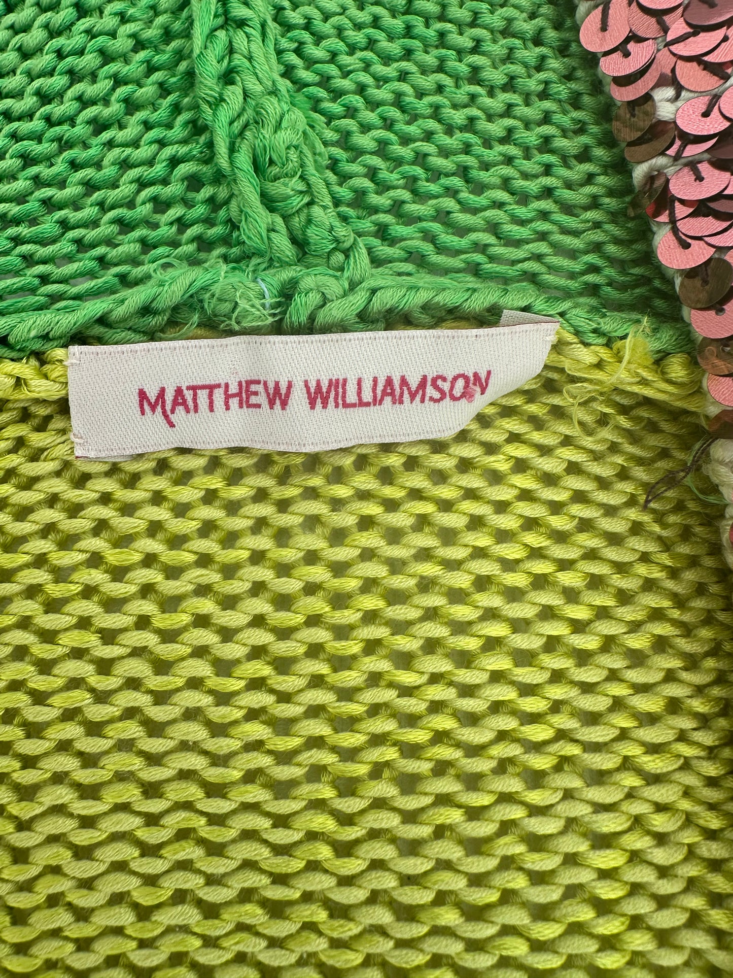 Matthew Williamson S/S 2007 Sequin Knitted Hoodie