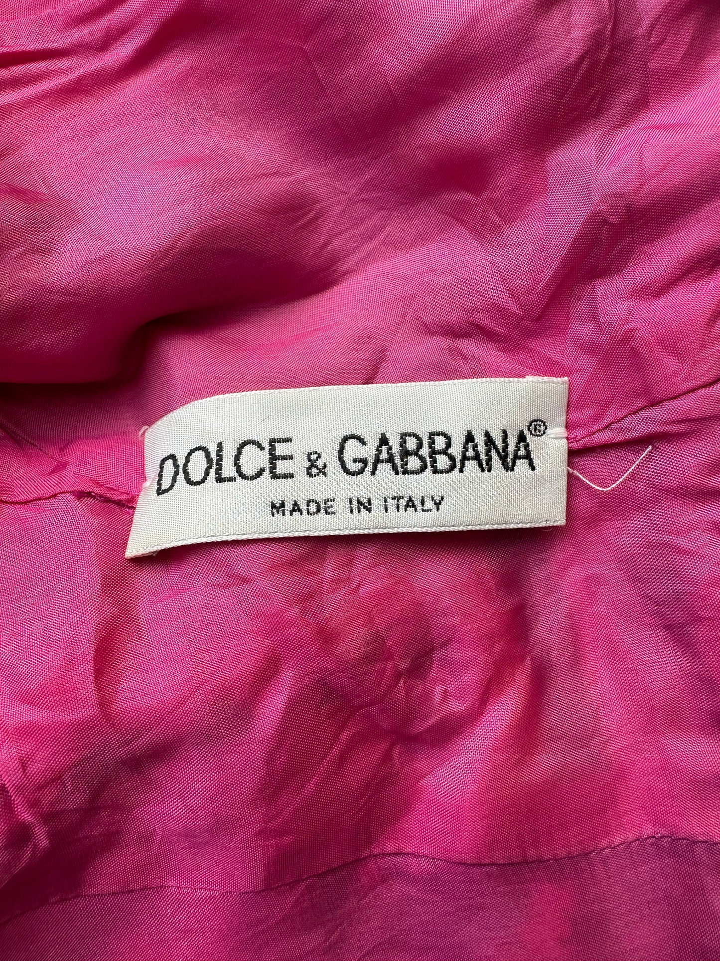 Vintage Dolce & Gabbana S/S 1993 Patchwork Waistcoat