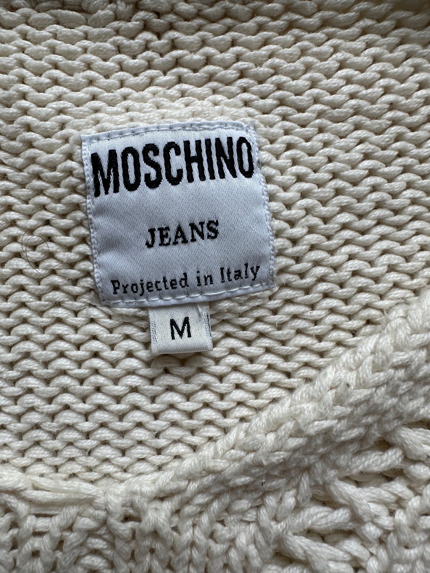 Vintage Moschino 'Soft Wear' Knitted Jumper