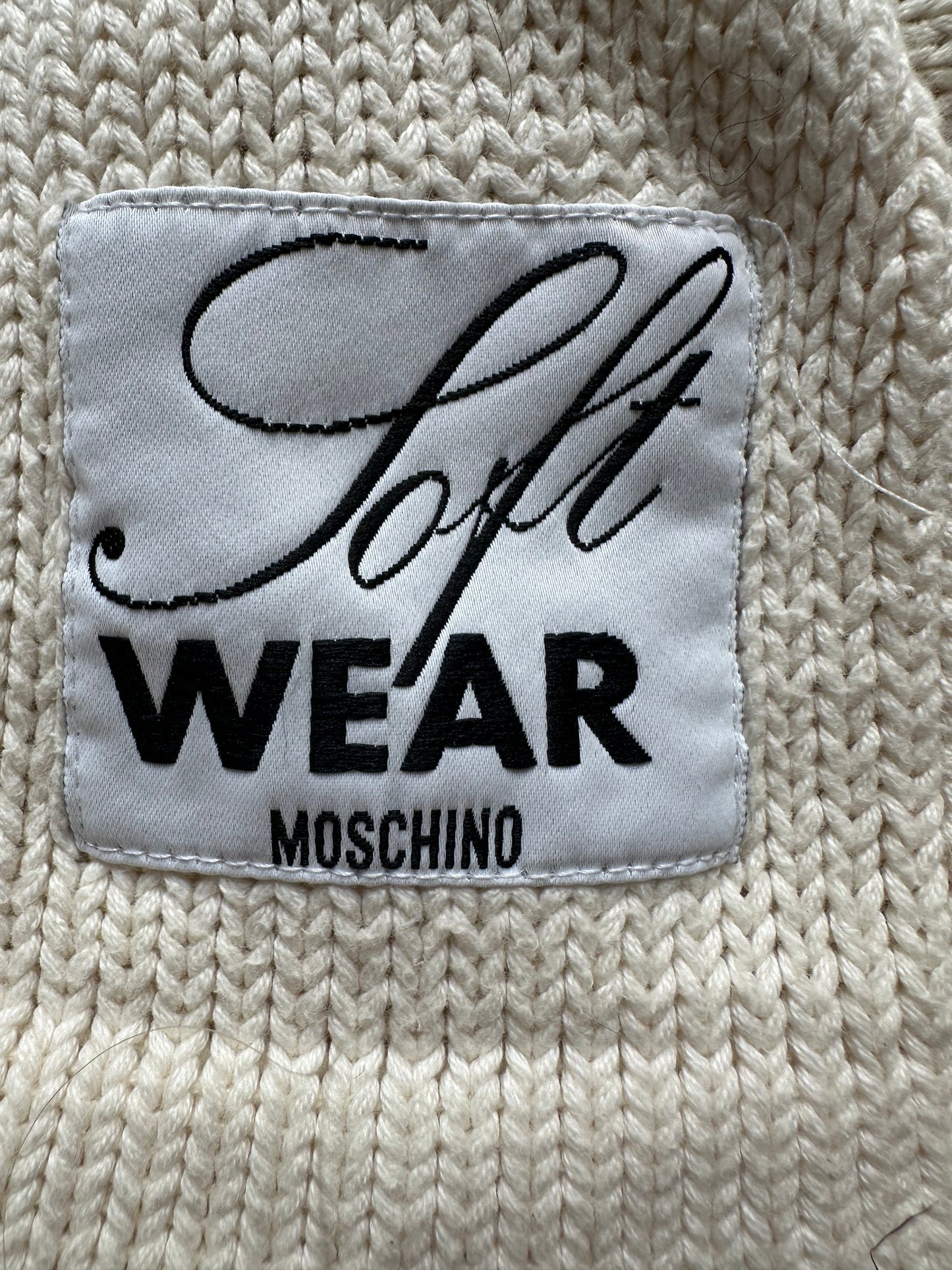 Vintage Moschino 'Soft Wear' Knitted Jumper