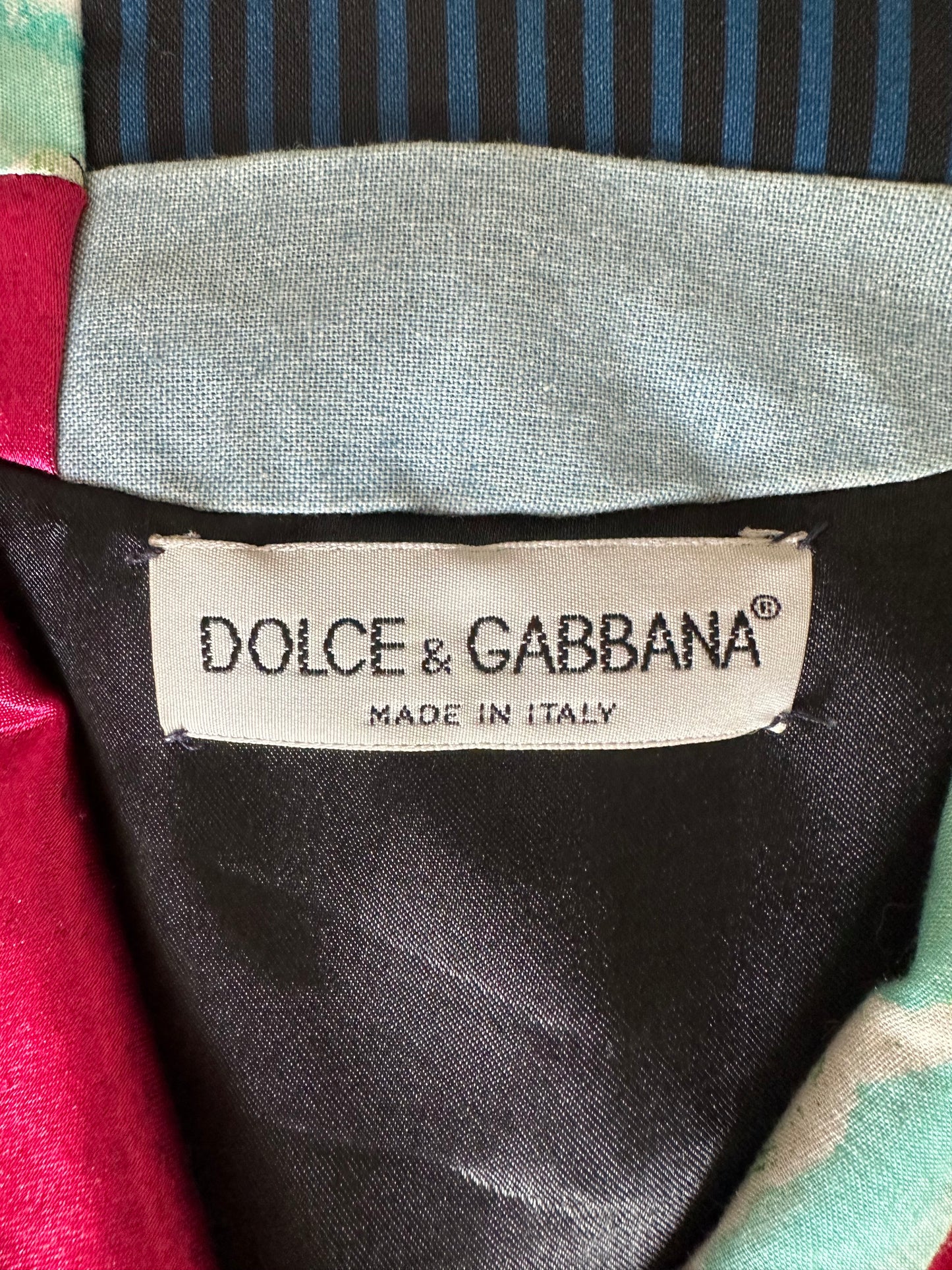 Vintage Dolce & Gabbana S/S 1993 Patchwork Jacket