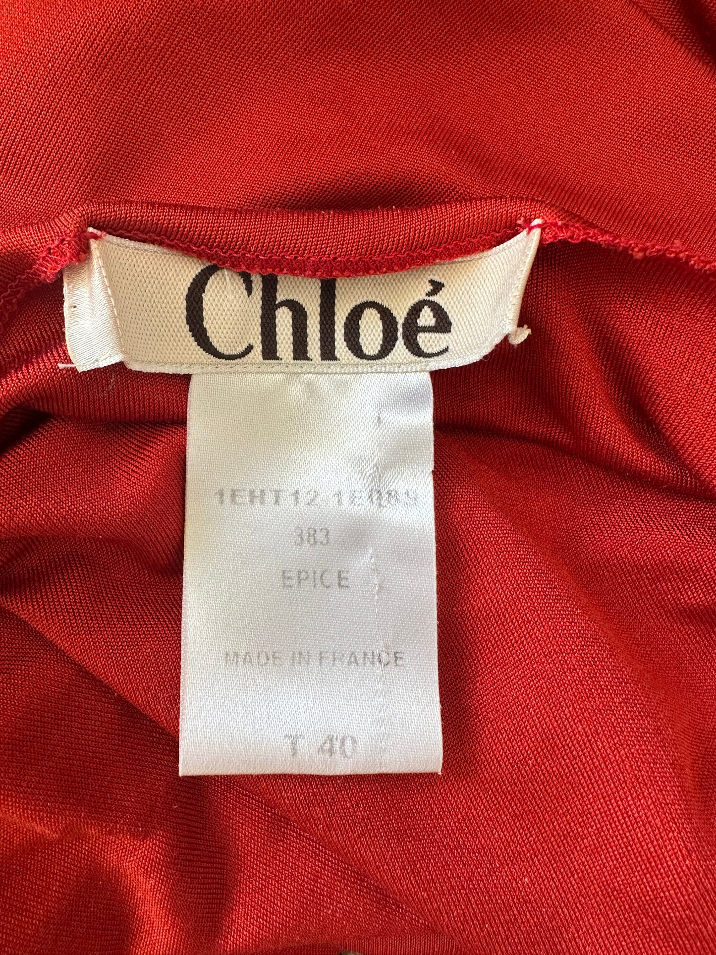 Vintage Chloé S/S 2001 Backless Halter Top