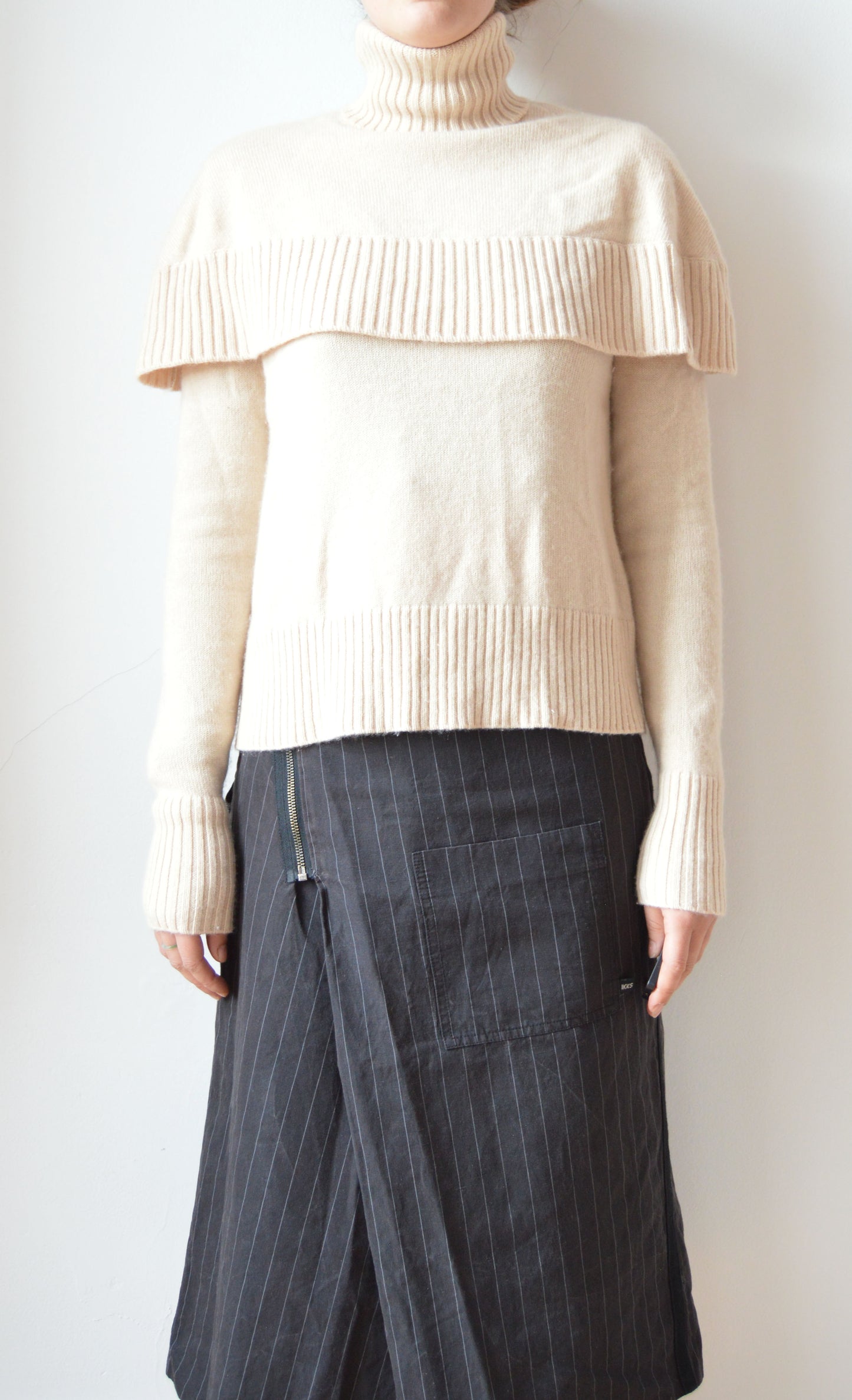 chloe cream cashmere turtleneck