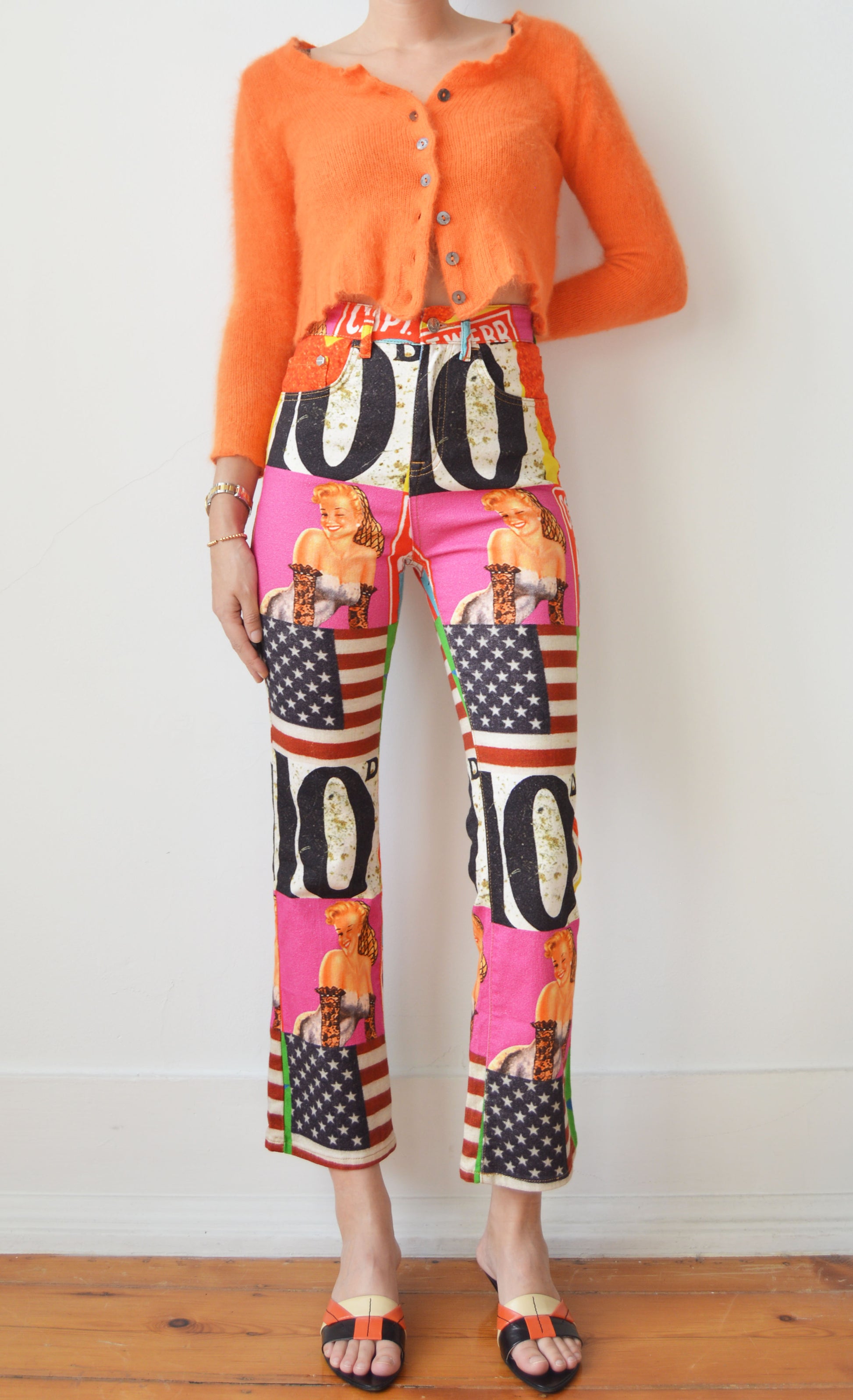 iceberg x peter blake ss 2020 patterned jeans
