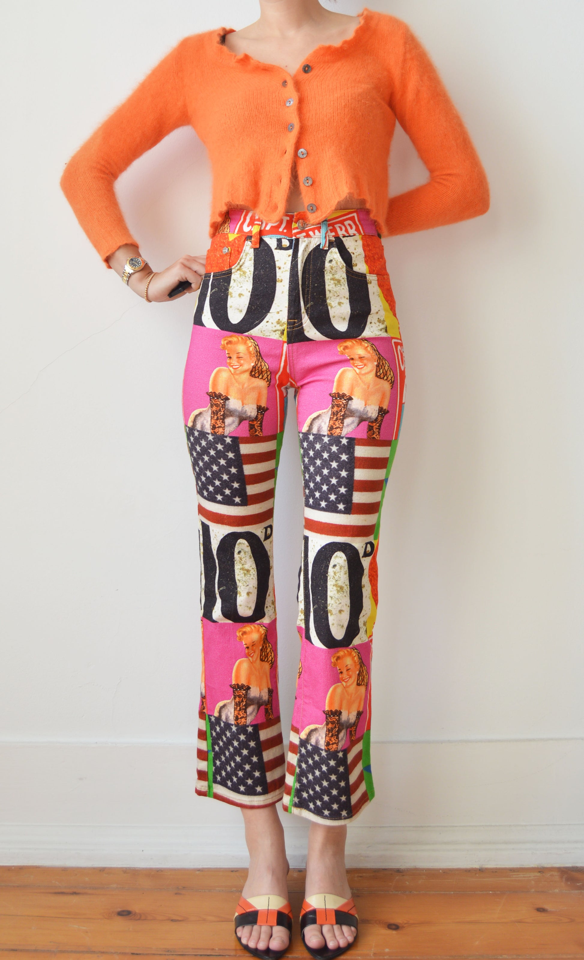 iceberg x peter blake ss 2020 patterned jeans