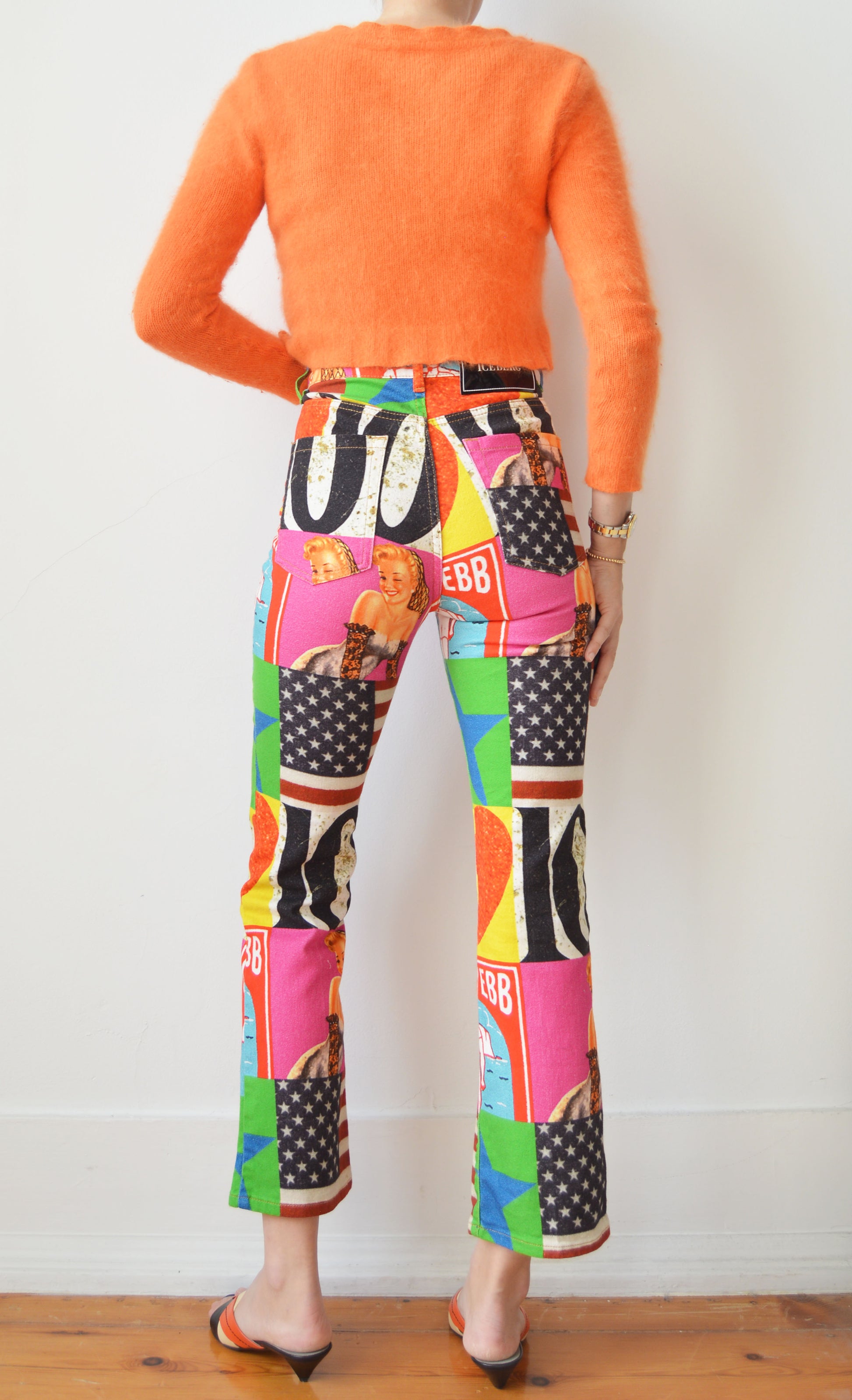 iceberg x peter blake ss 2020 patterned jeans