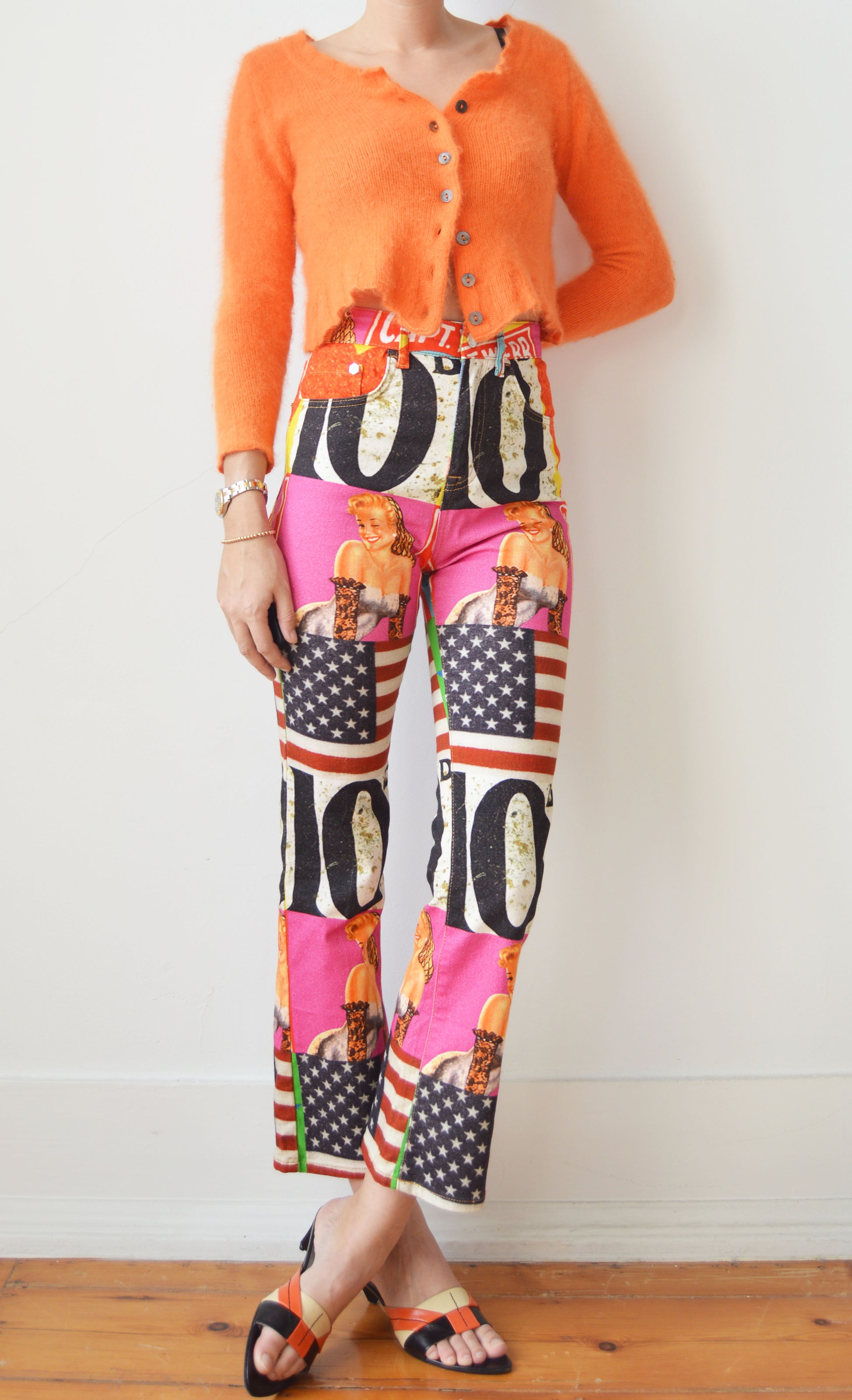 iceberg x peter blake ss 2020 patterned jeans