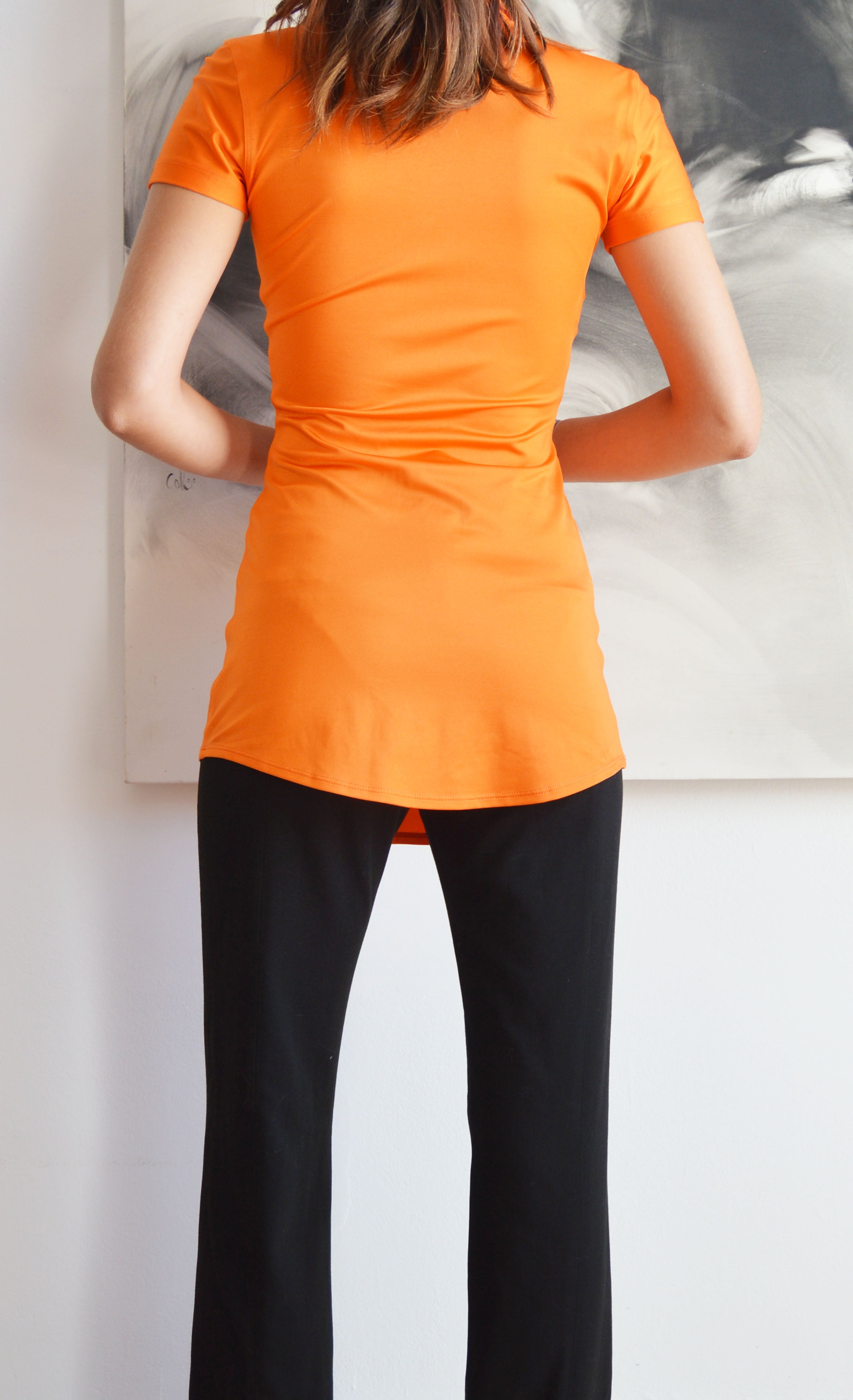 Vintage Jean Paul Gaultier S/S 1996 Orange Cut Out Top – Katya