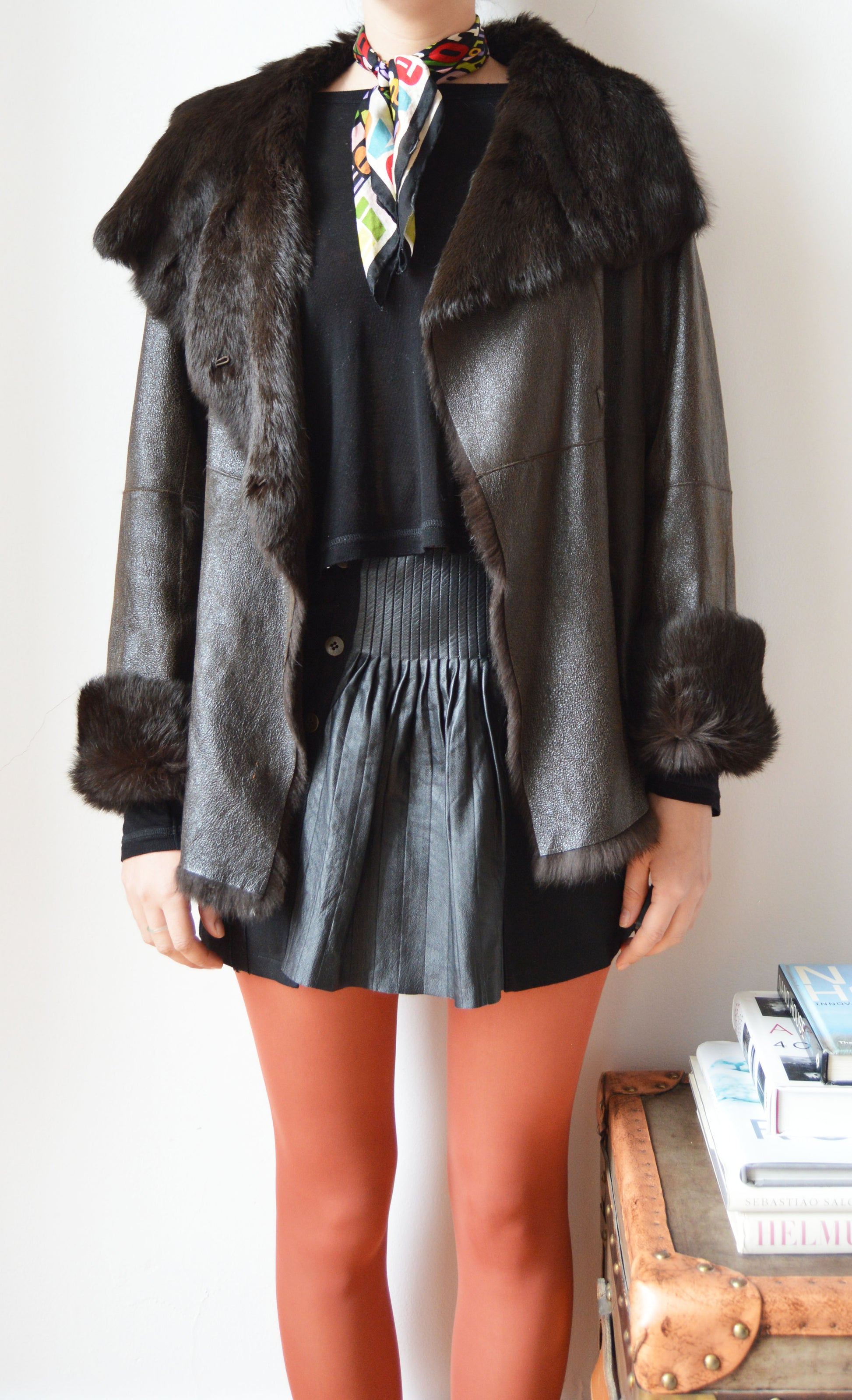 joseph brown fur jacket