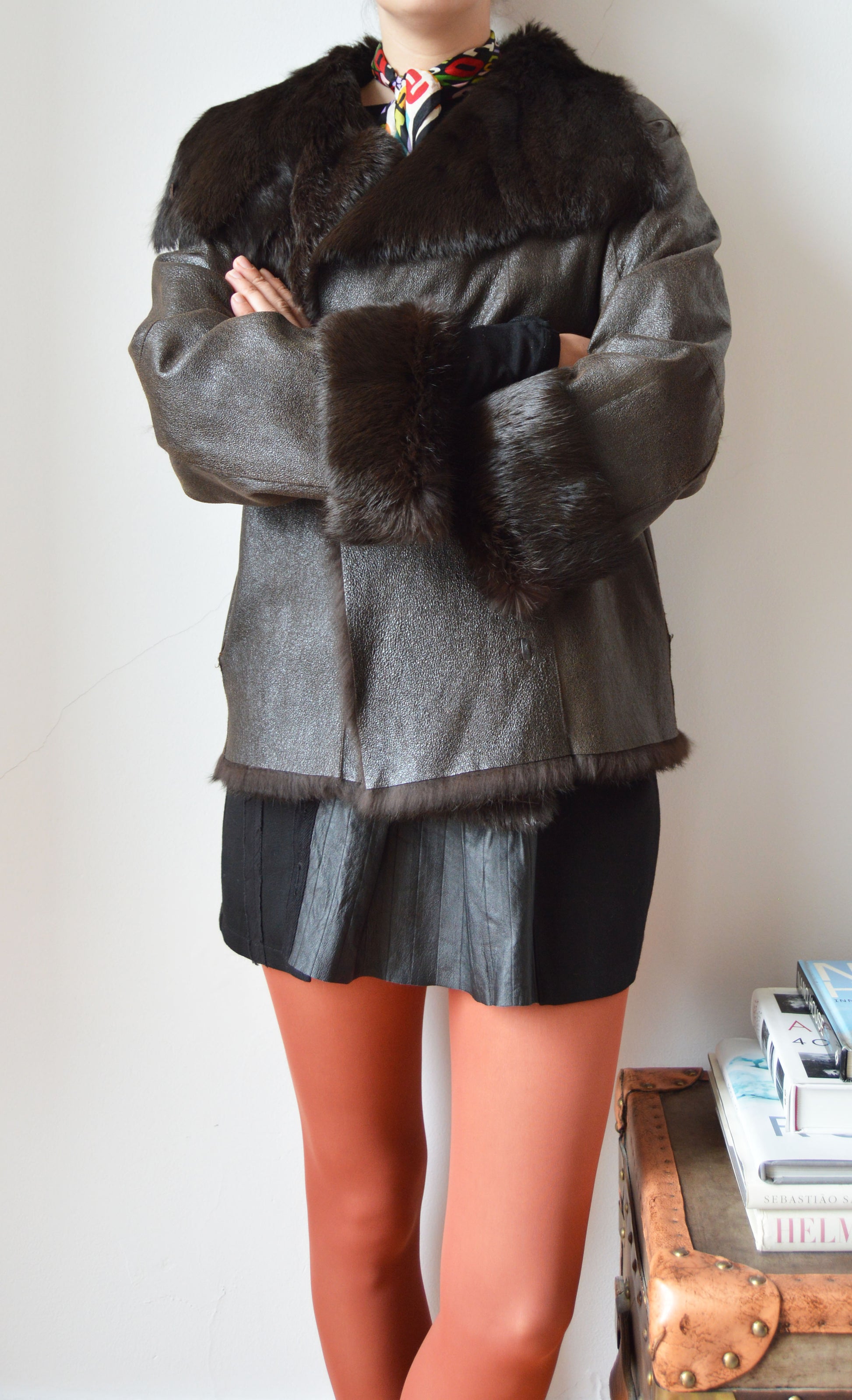 joseph brown fur jacket