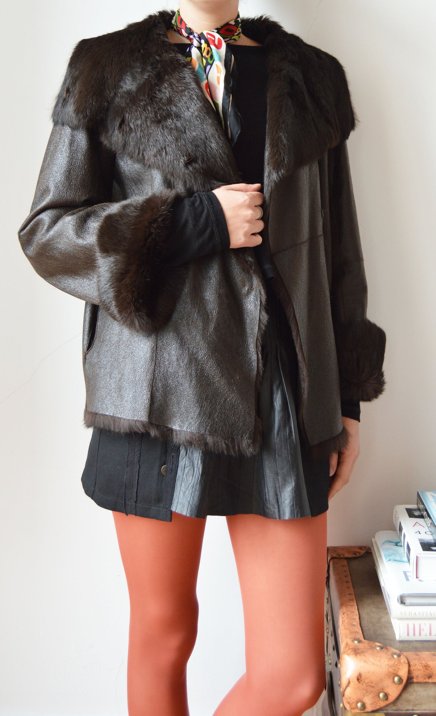 joseph brown fur jacket