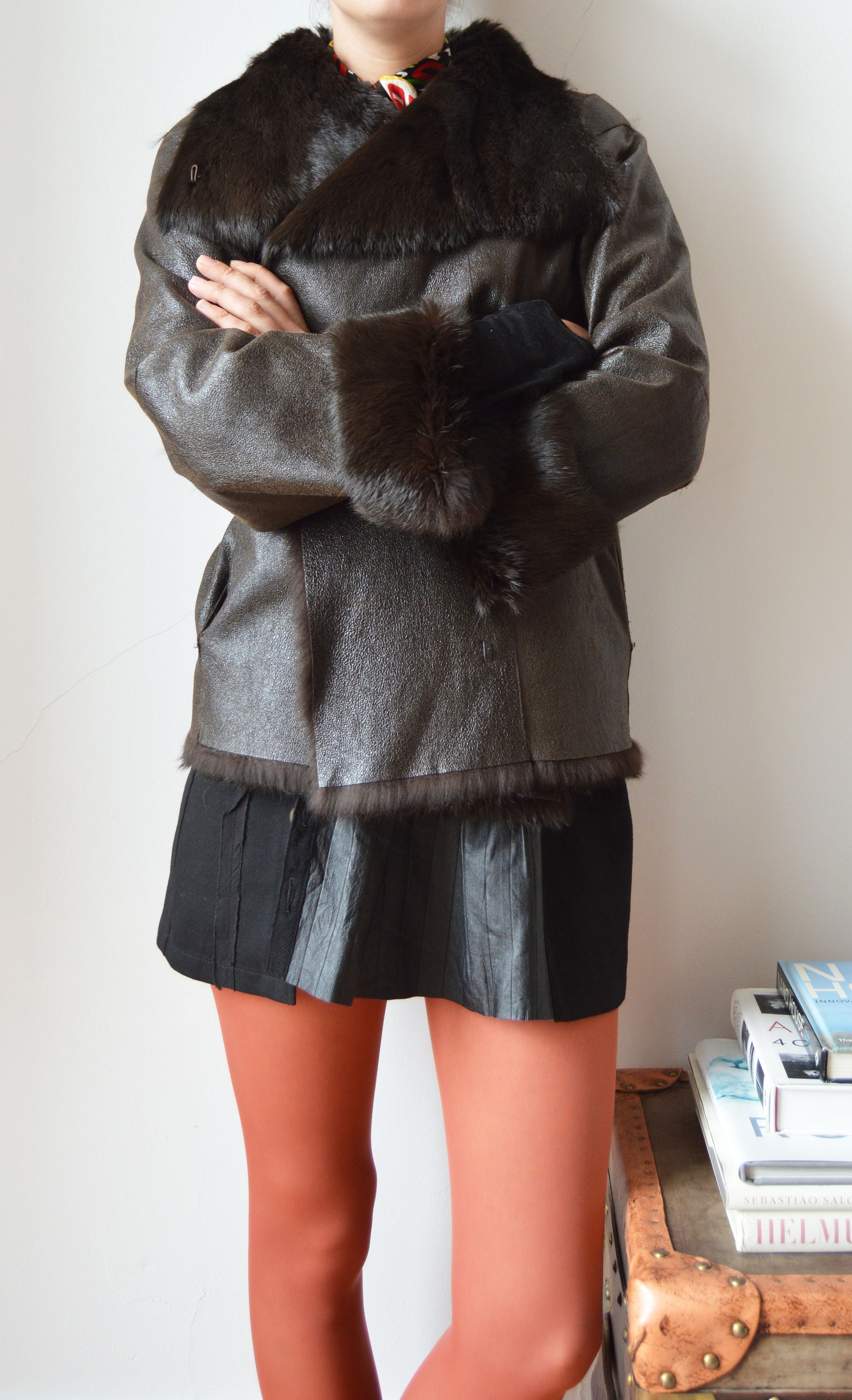 joseph brown fur jacket