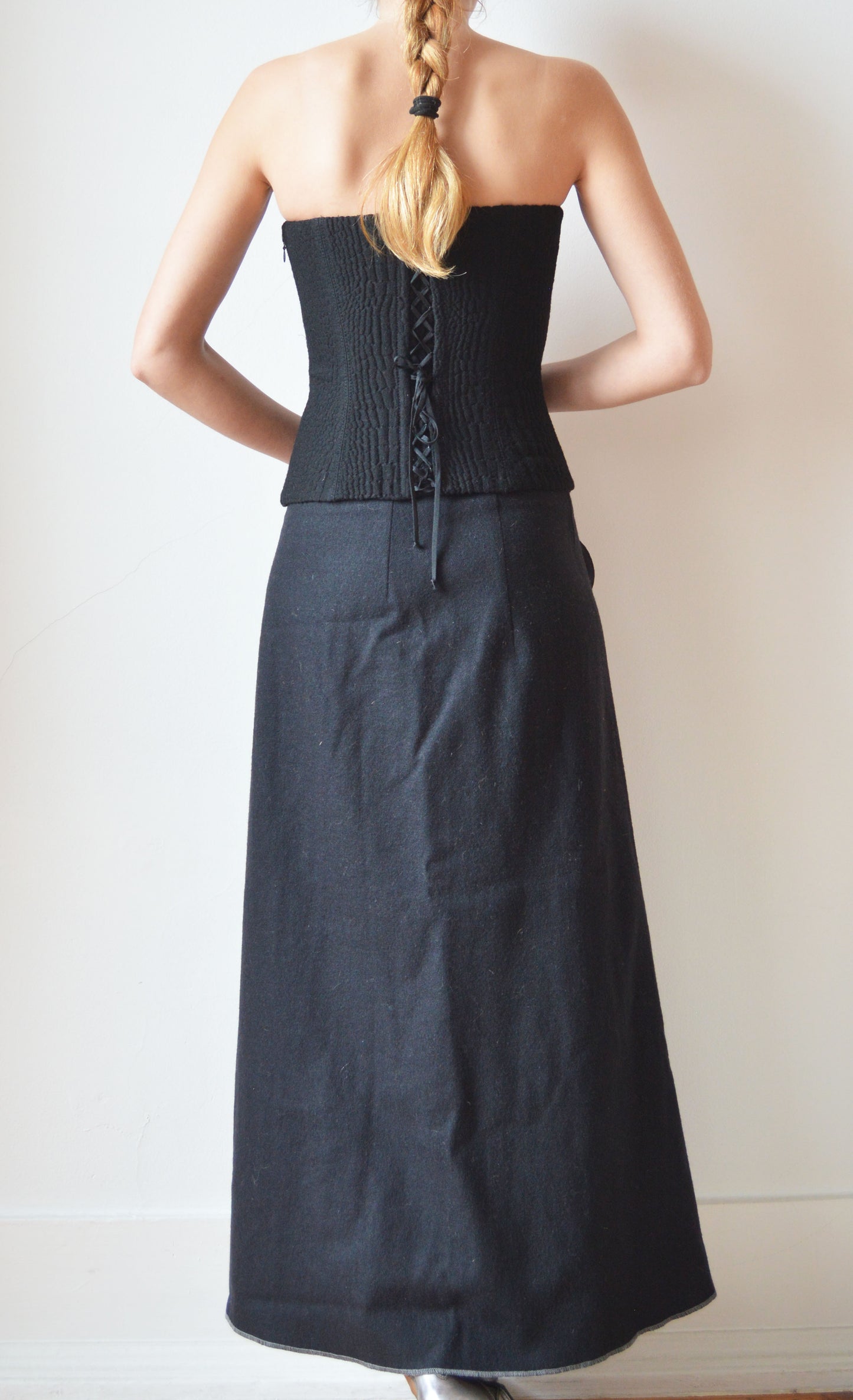 La Perla Black Wool Corset