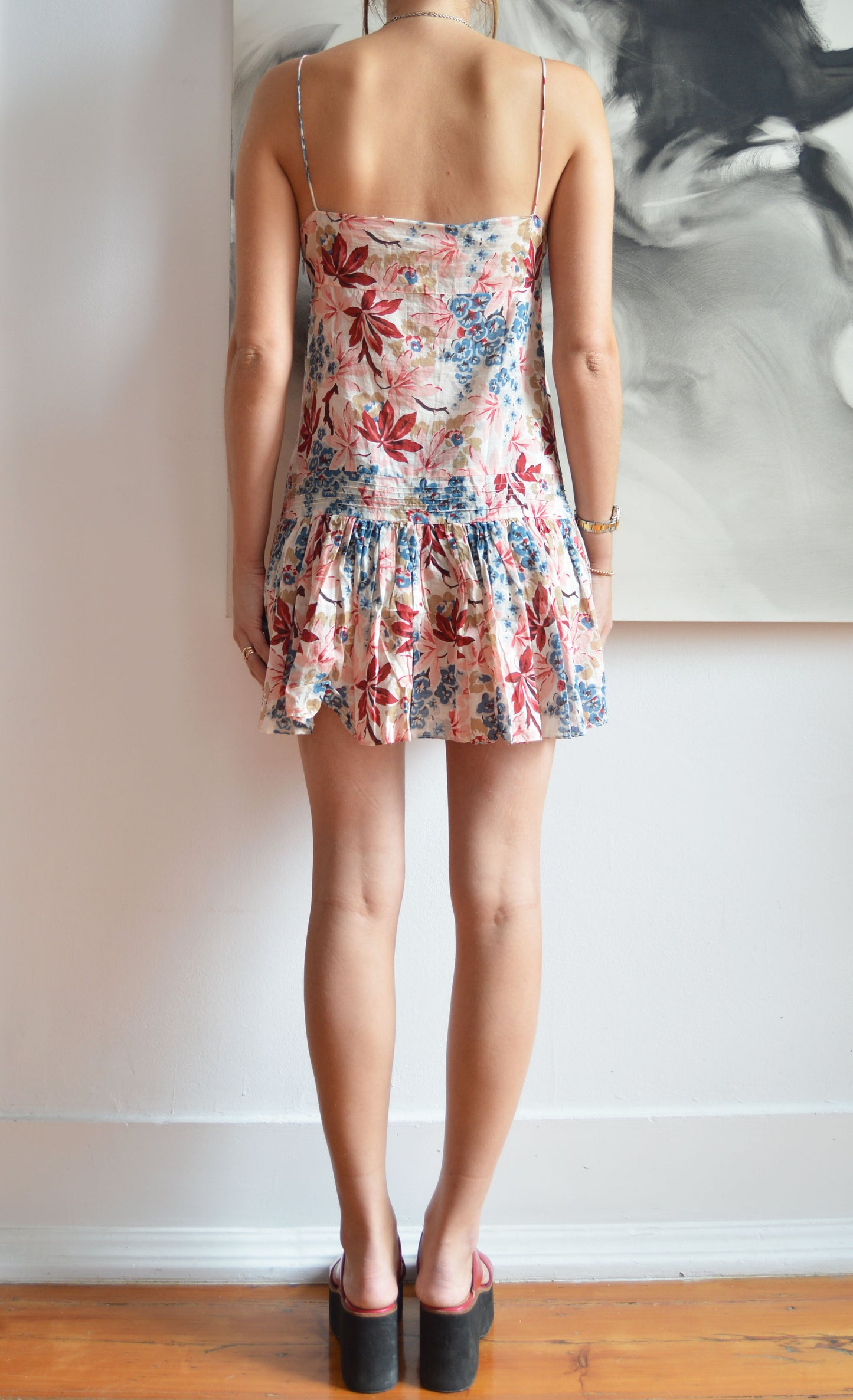 vintage marni ss 2002 floral mini dress carrie bradshaw