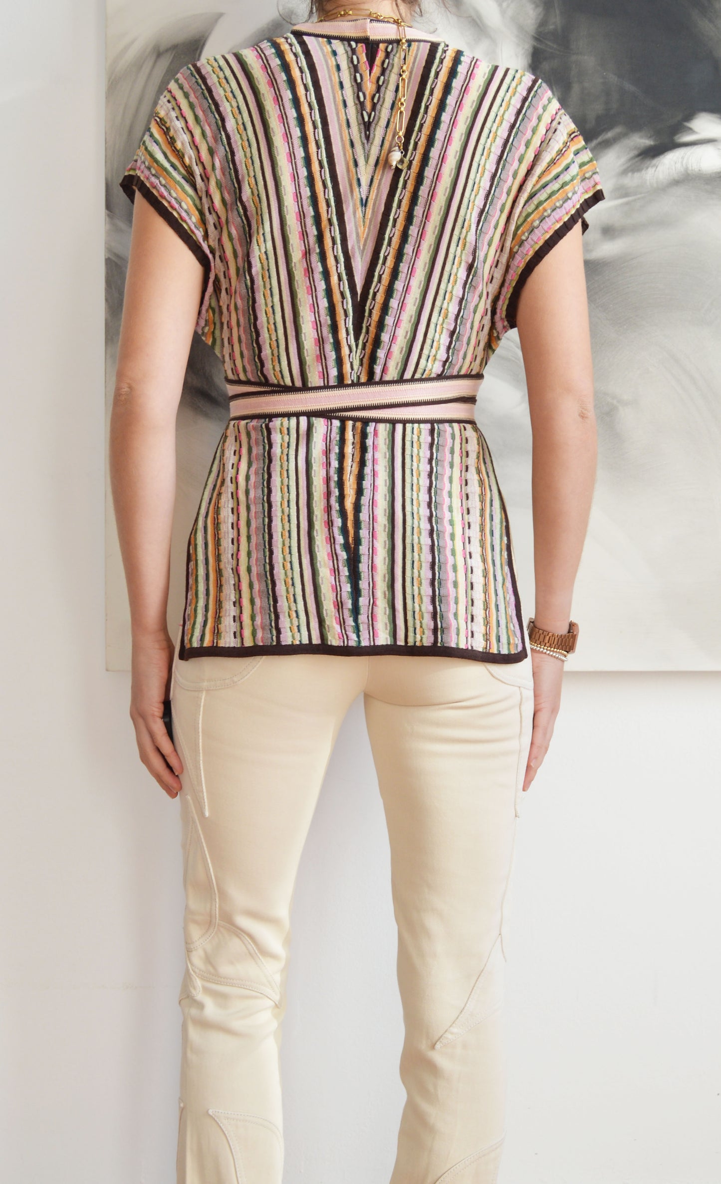 Missoni Knit Top with Ties