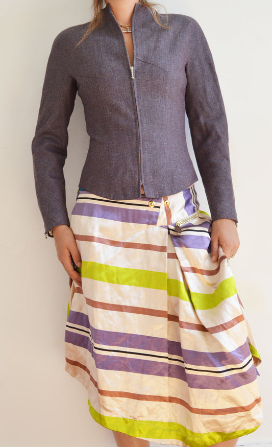 Vintage Chloé Purple Fitted Jacket