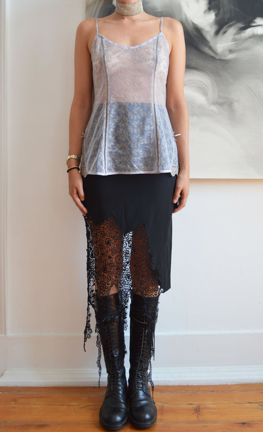 vintage chloe fw 1999 lace camisole