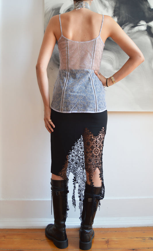 vintage chloe fw 1999 lace camisole
