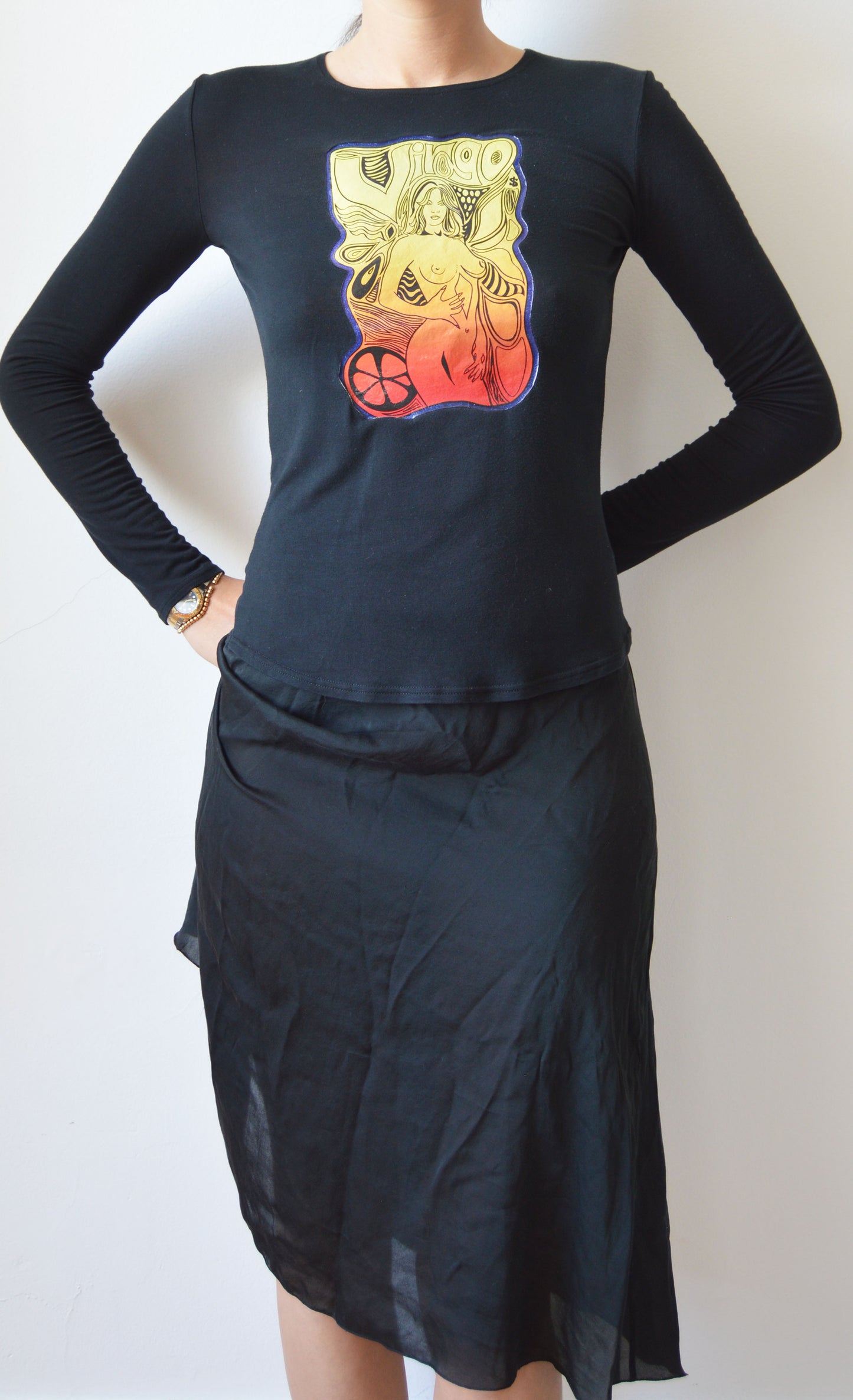 vintage chloe fw 2000 virgo zodiac top