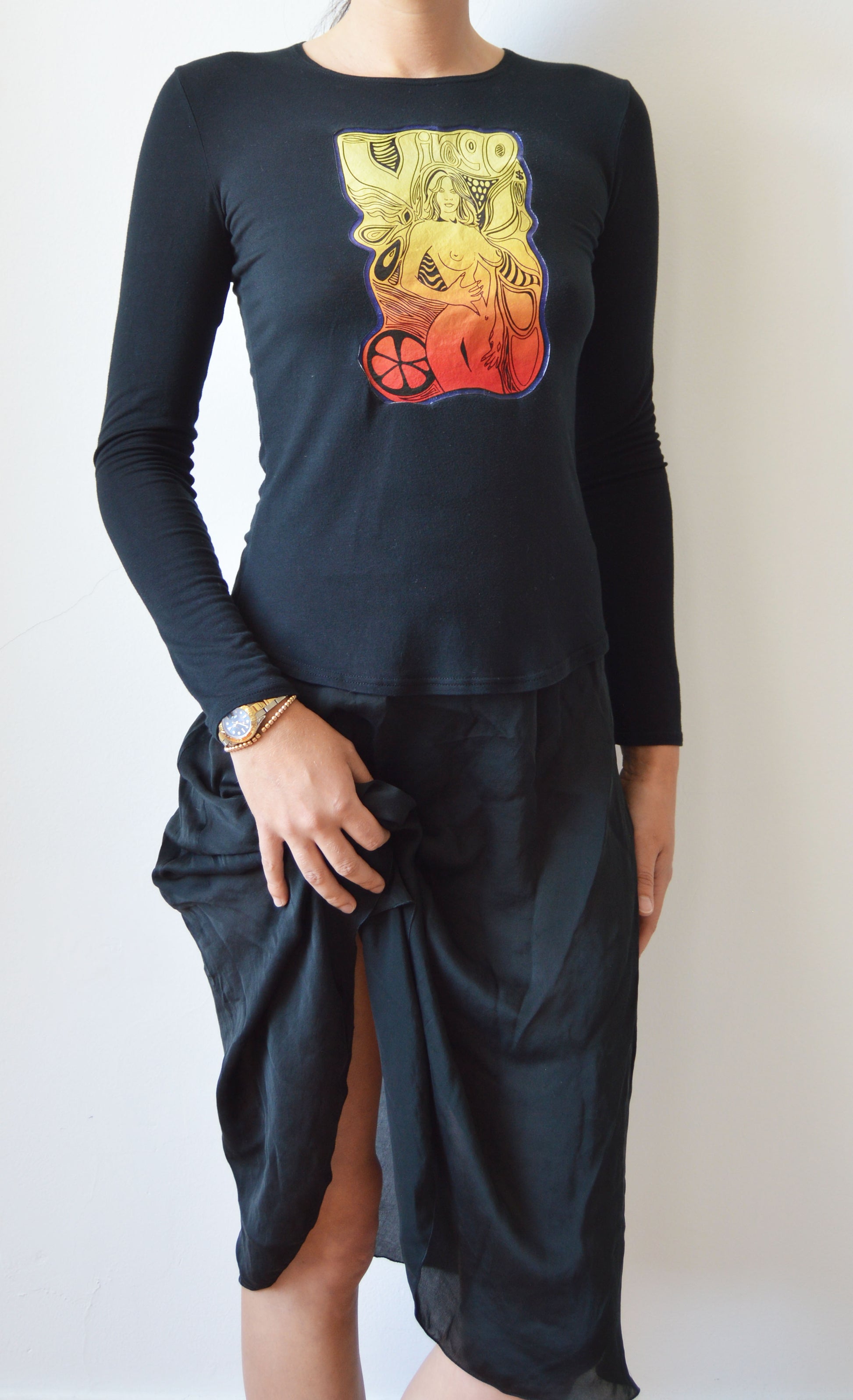 vintage chloe fw 2000 virgo zodiac top