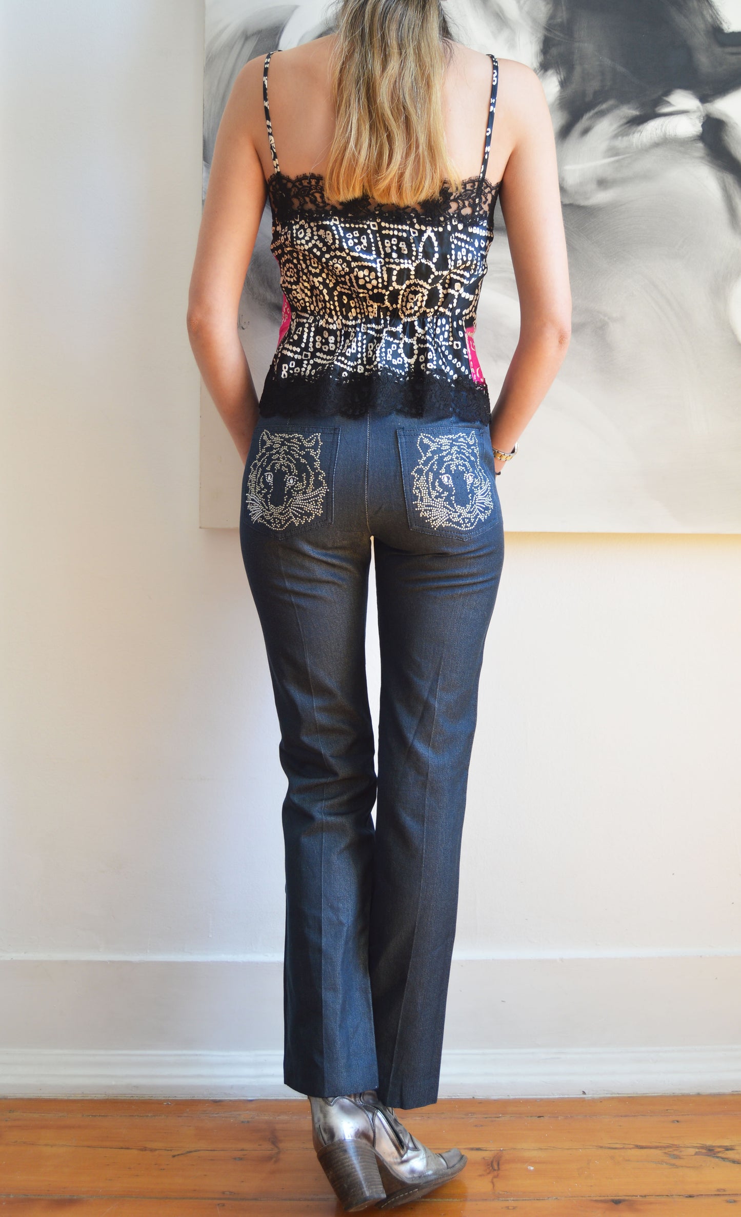 Vintage Chloé F/W 1999 Tiger Studded Pants