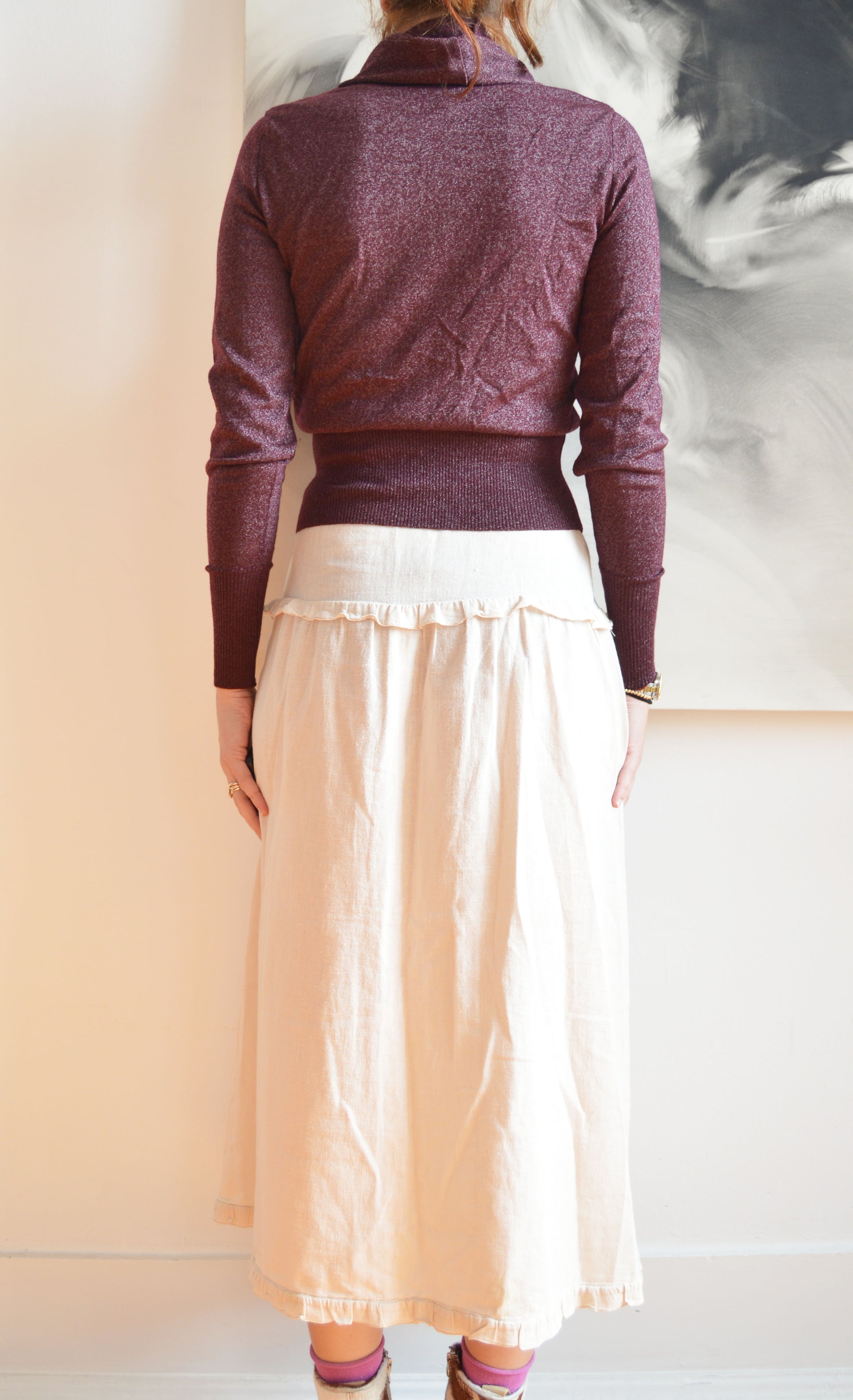 vintage chloe fw 2001 butterfly jumper
