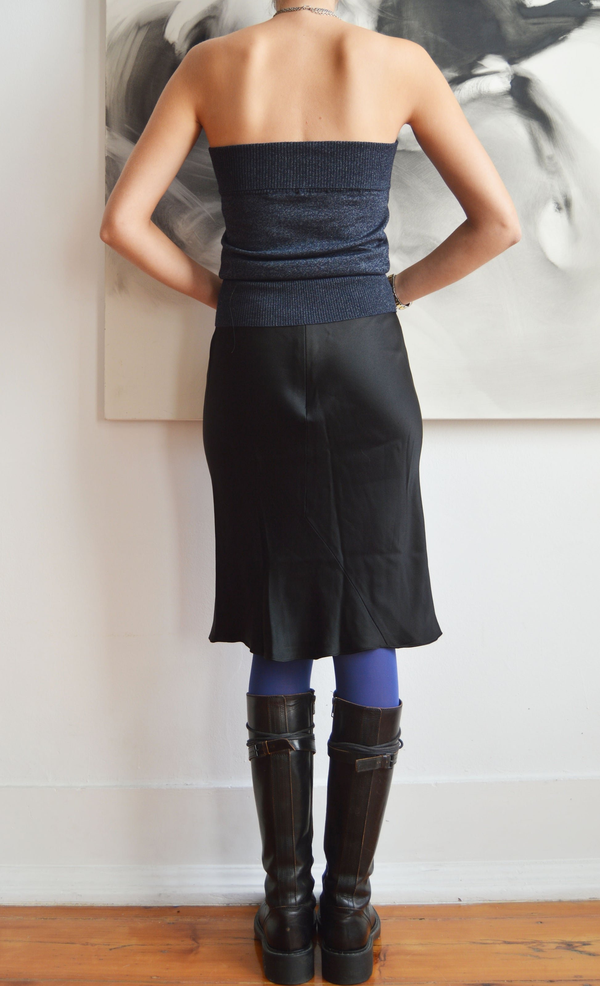 Vintage Chloé F/W 2001 Wool Butterfly Tube Top