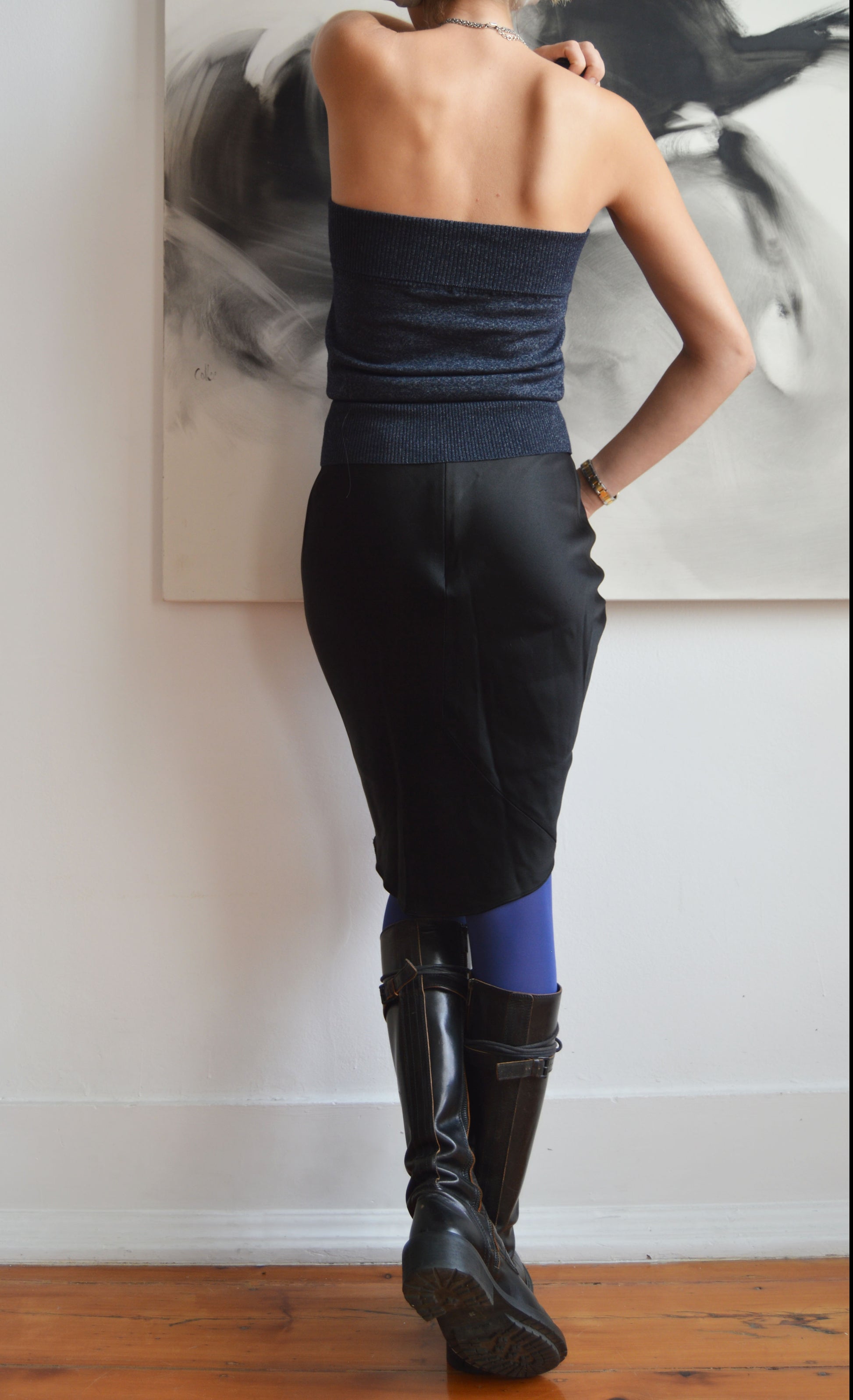 Vintage Chloé F/W 2001 Wool Butterfly Tube Top