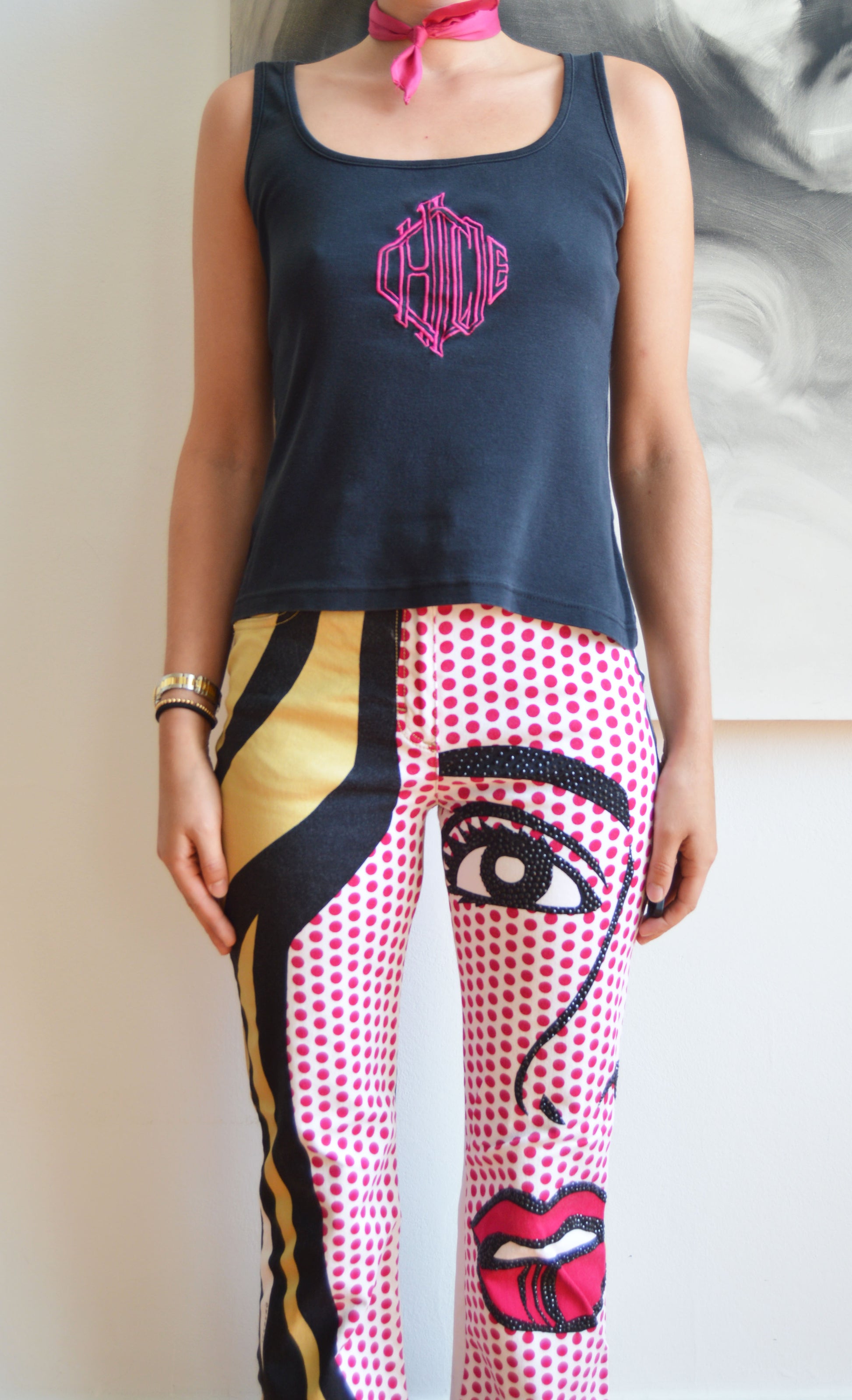 vintage chloe ss 1998 tank top 