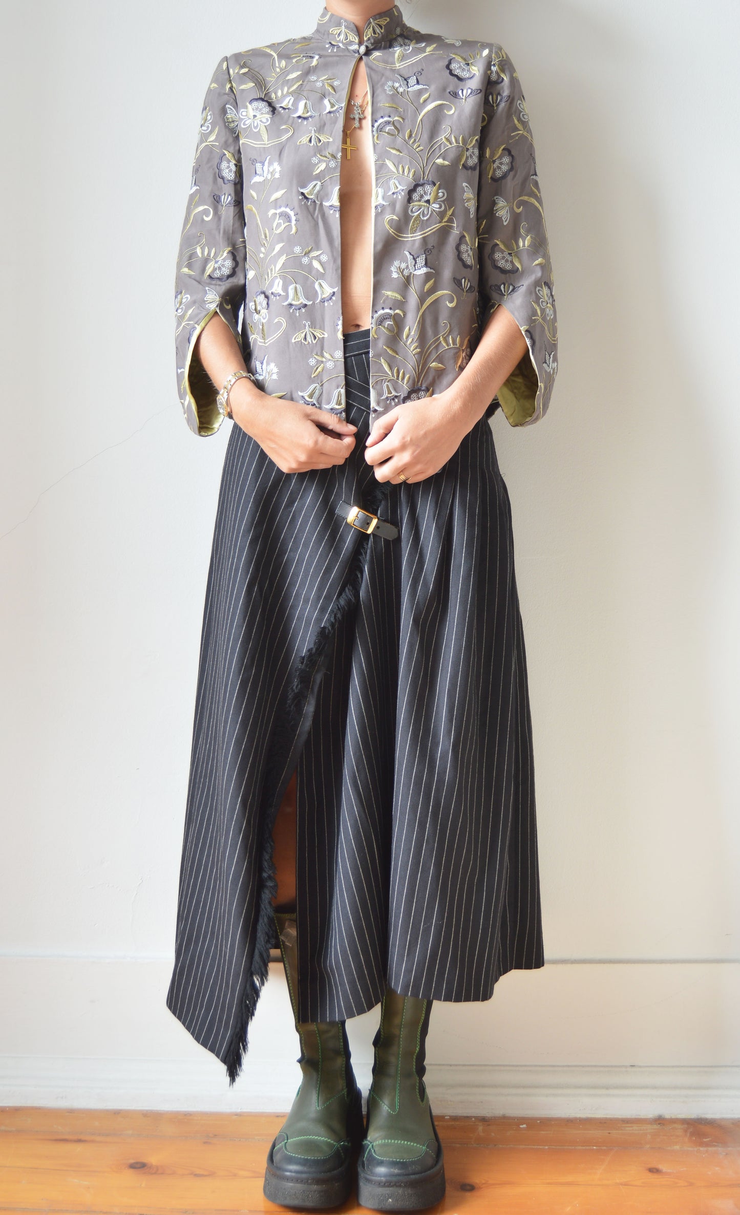 Vintage Chloé S/S 2000 Purple Embroidered Jacket