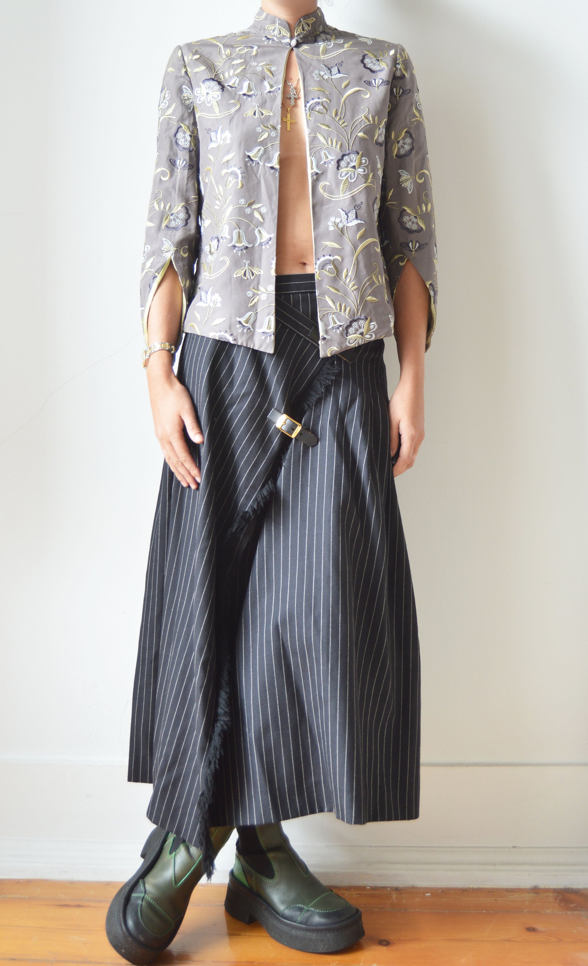 Vintage Chloé S/S 2000 Purple Embroidered Jacket