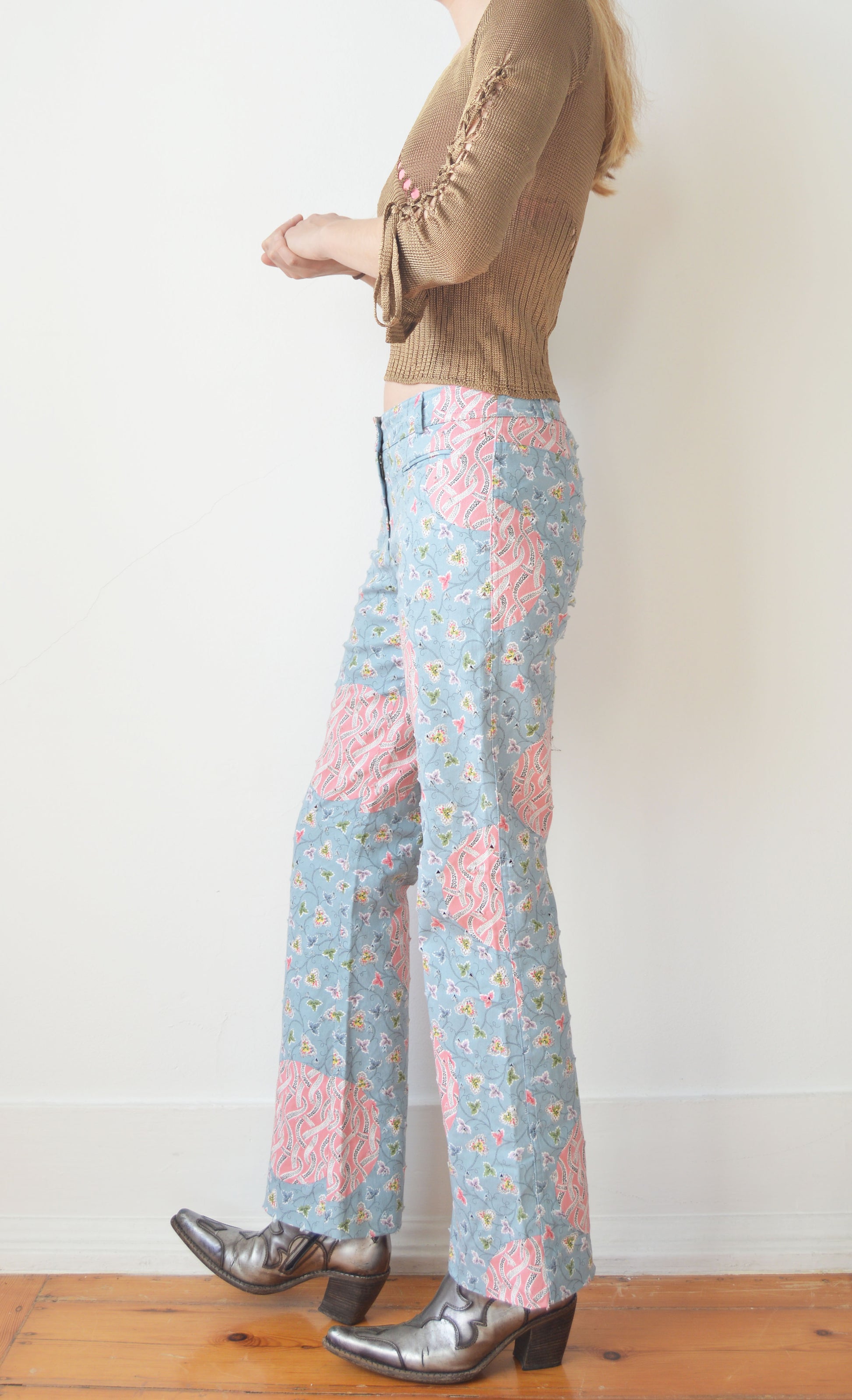 Vintage Christian Dior S/S 2003 Floral Jeans