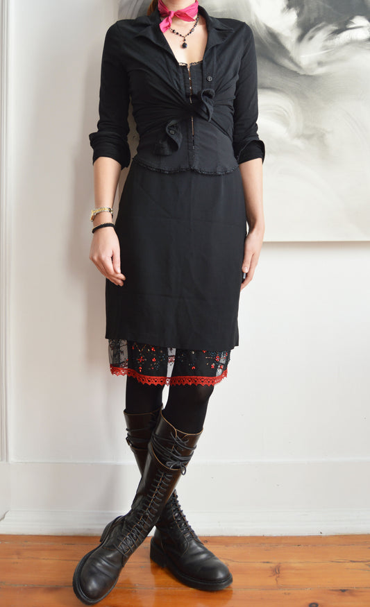 Vintage Christian Lacroix Bazar Layered Skirt
