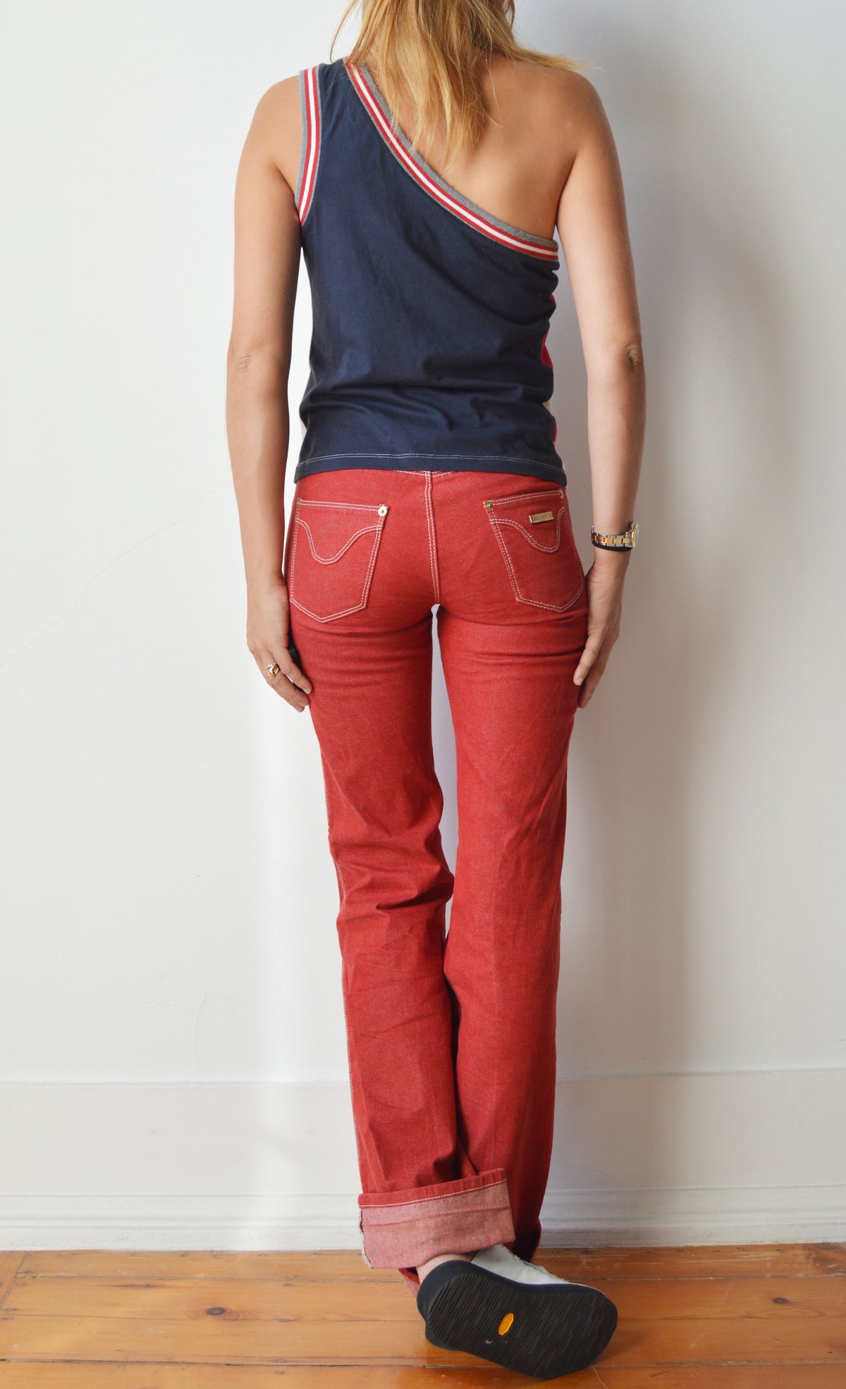 Vintage D&G S/S 2003 Asymmetric Tank Top