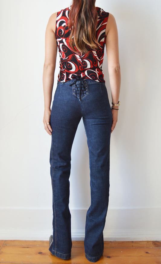 Vintage Dolce & Gabbana S/S 2003 Button Jeans