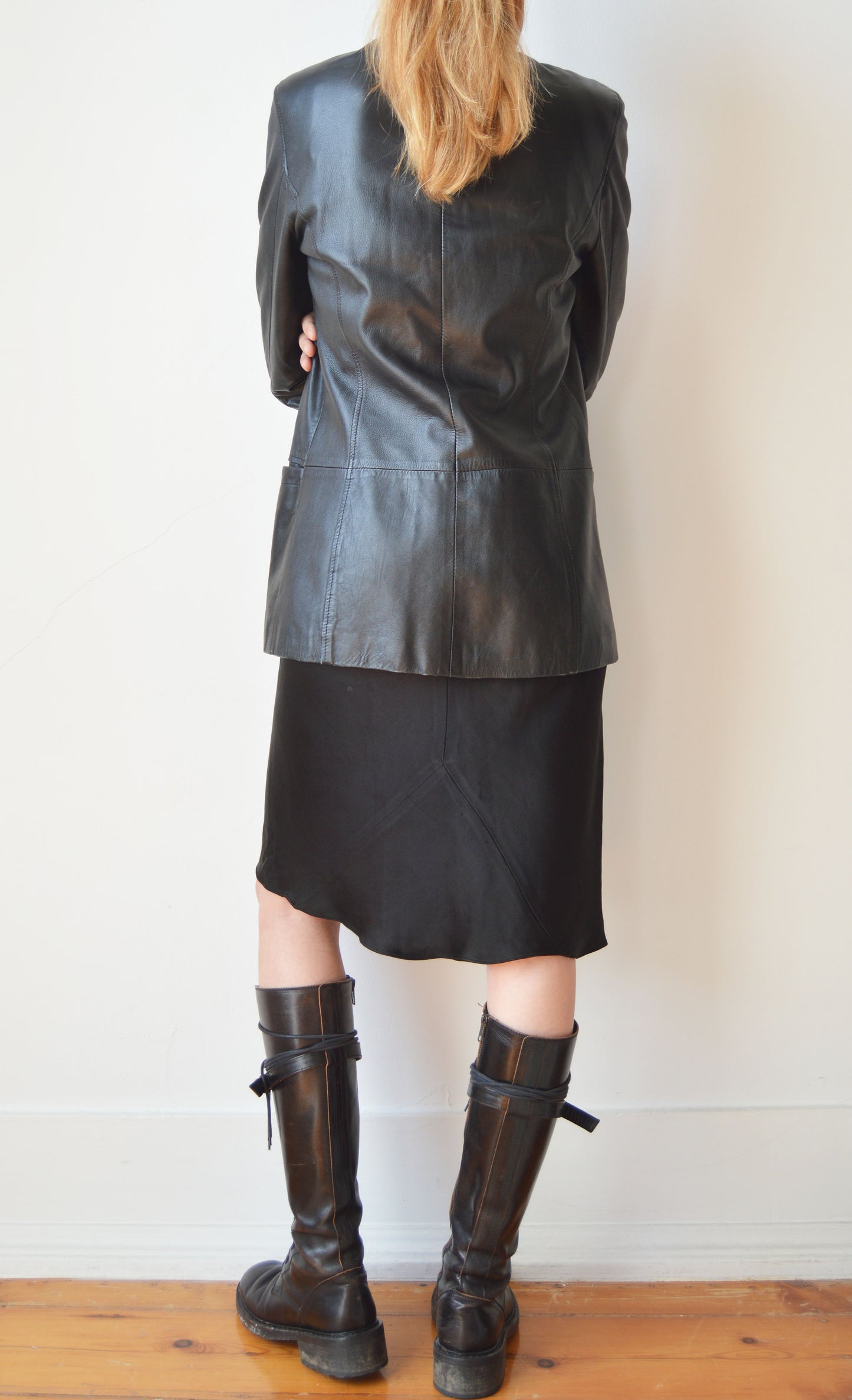 Vintage Gianfranco Ferré Black Leather Jacket