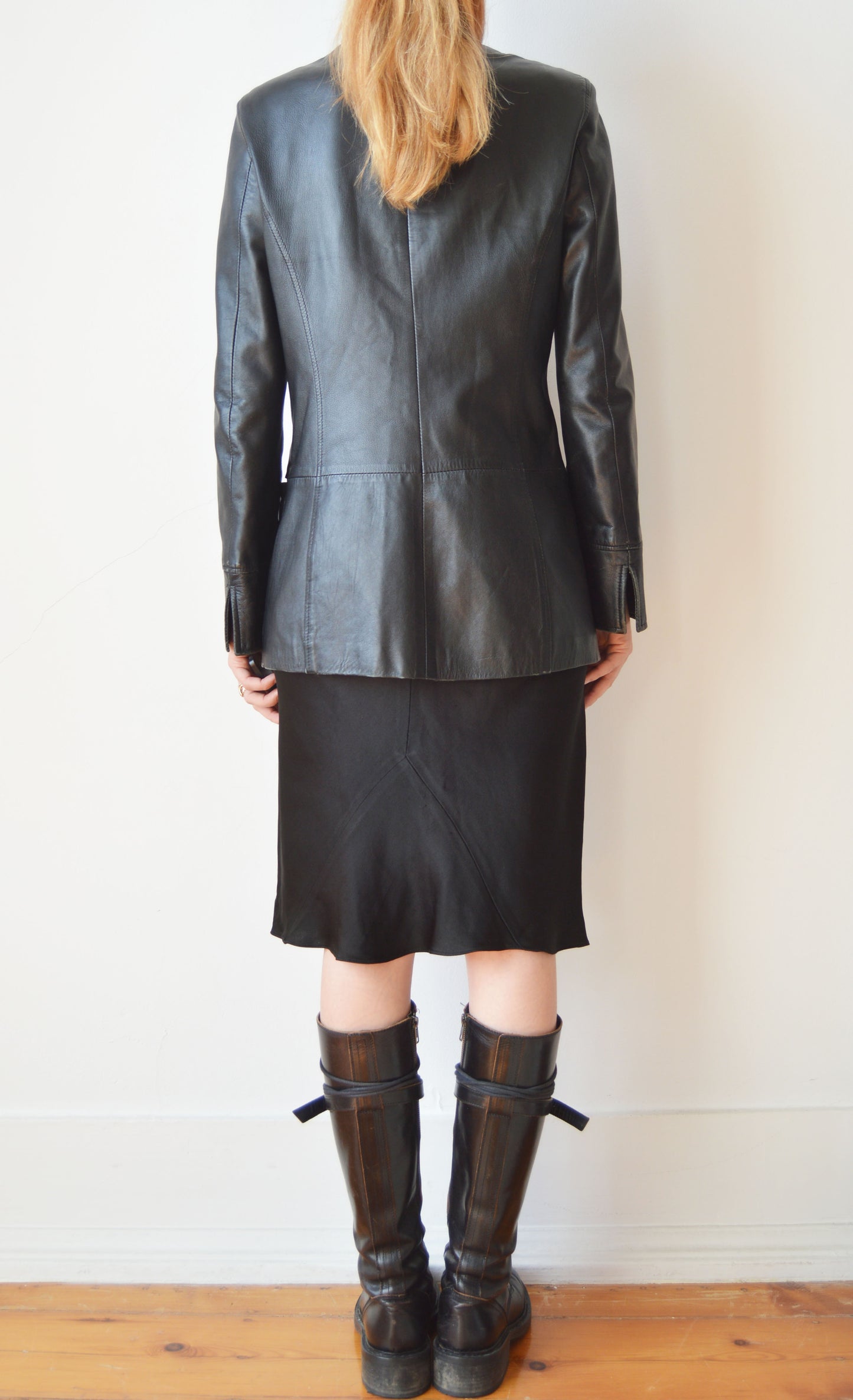 Vintage Gianfranco Ferré Black Leather Jacket