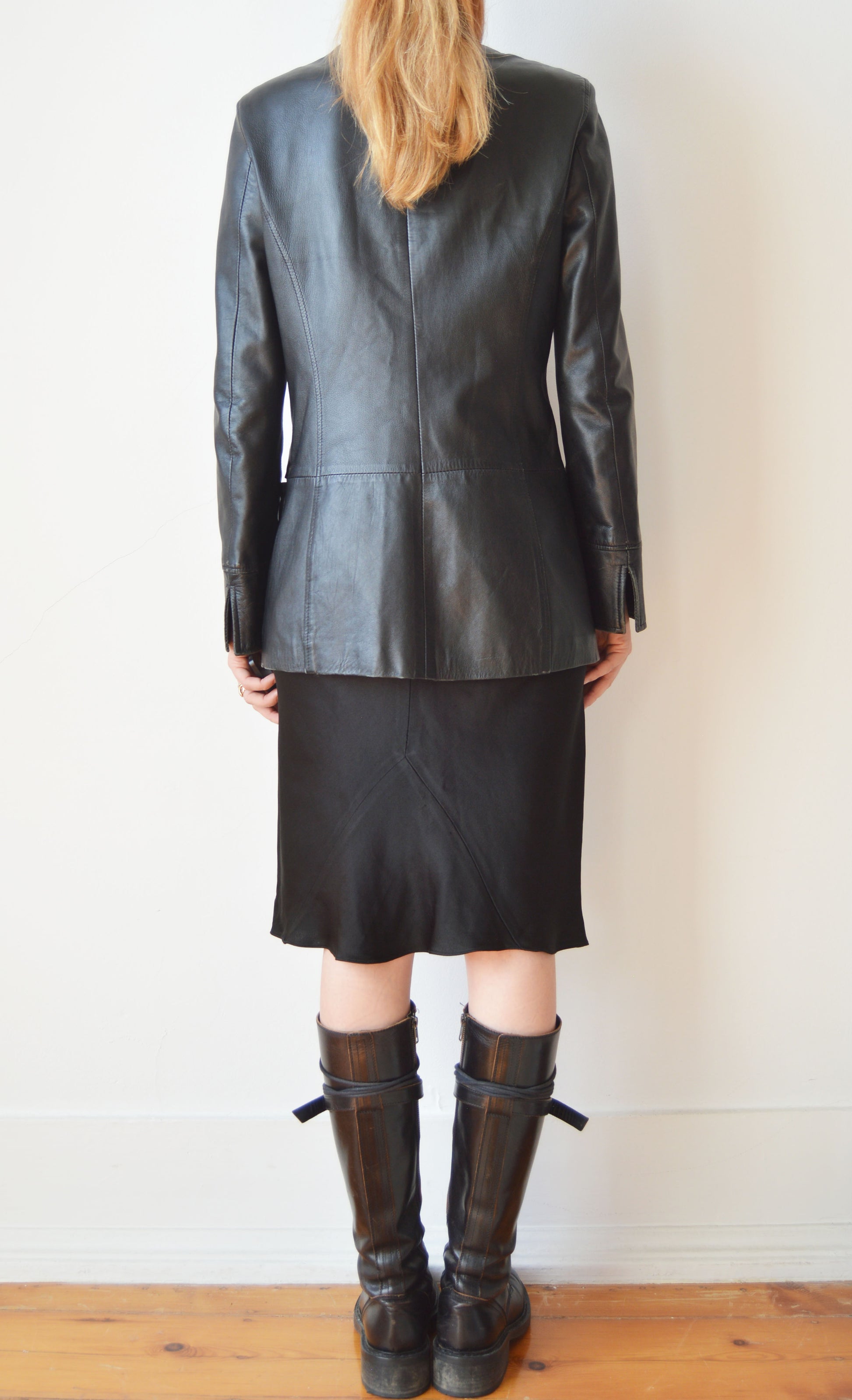 Vintage Gianfranco Ferré Black Leather Jacket