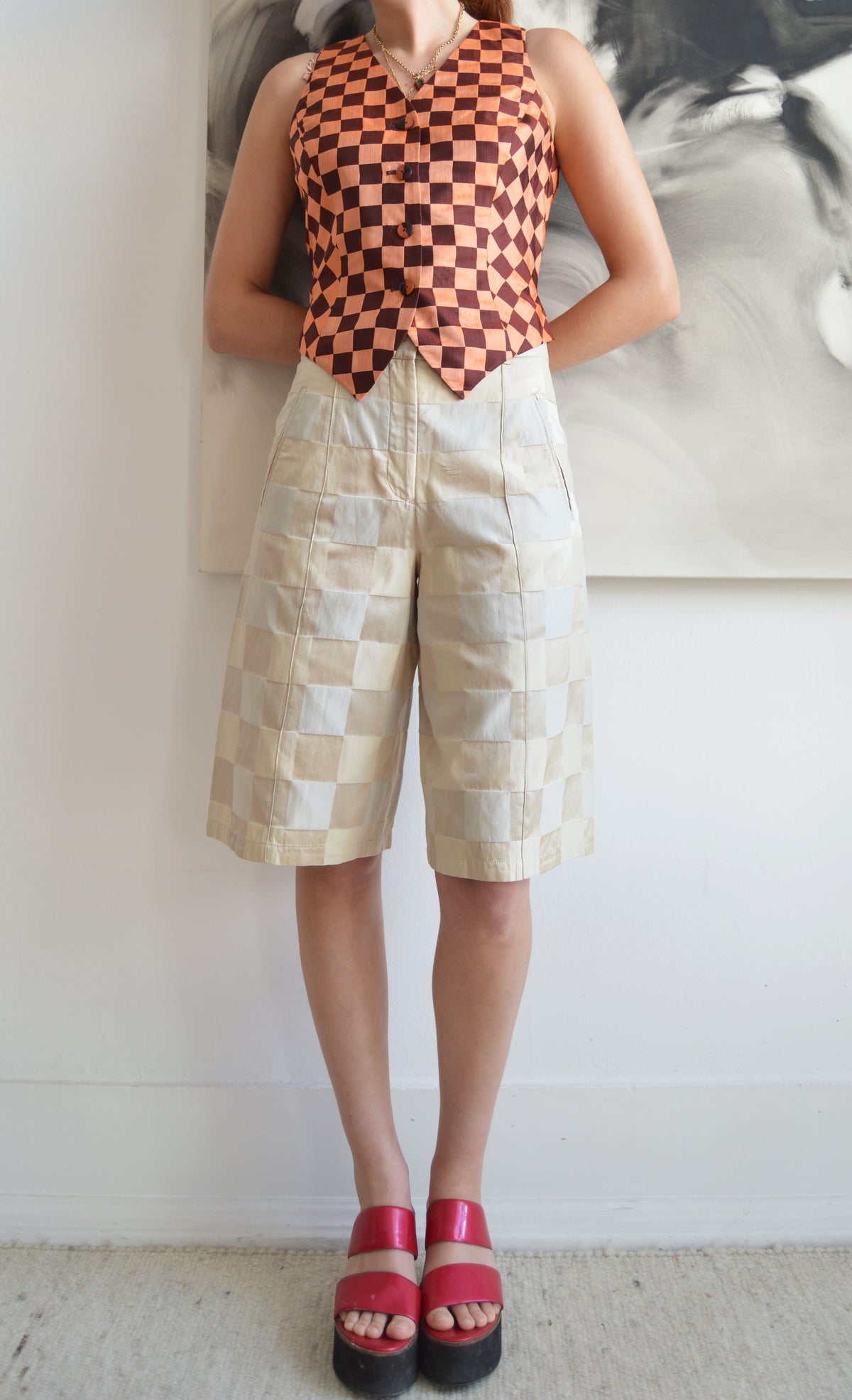 Vintage Giorgio Armani Silk Shorts