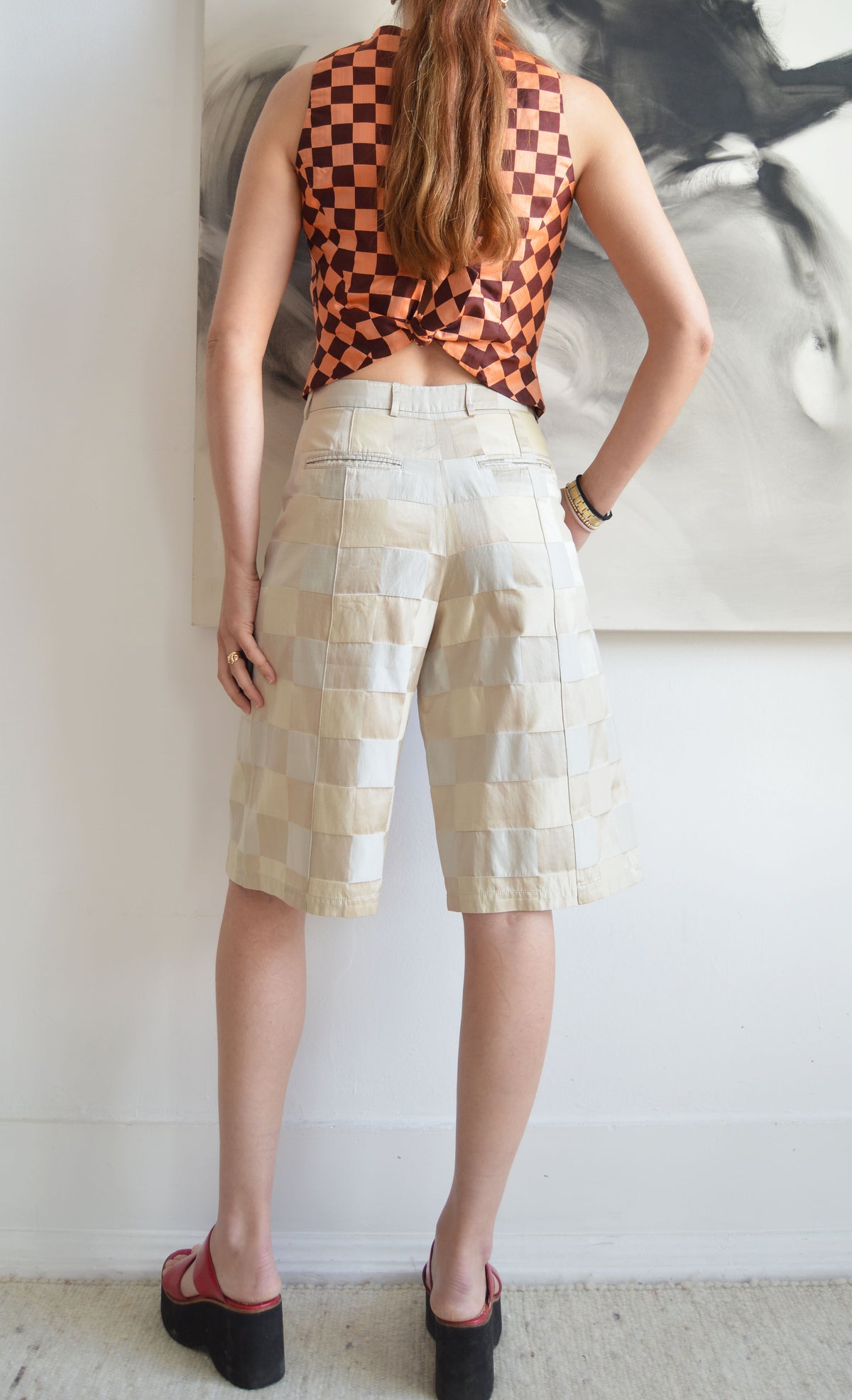 Vintage Giorgio Armani Silk Shorts