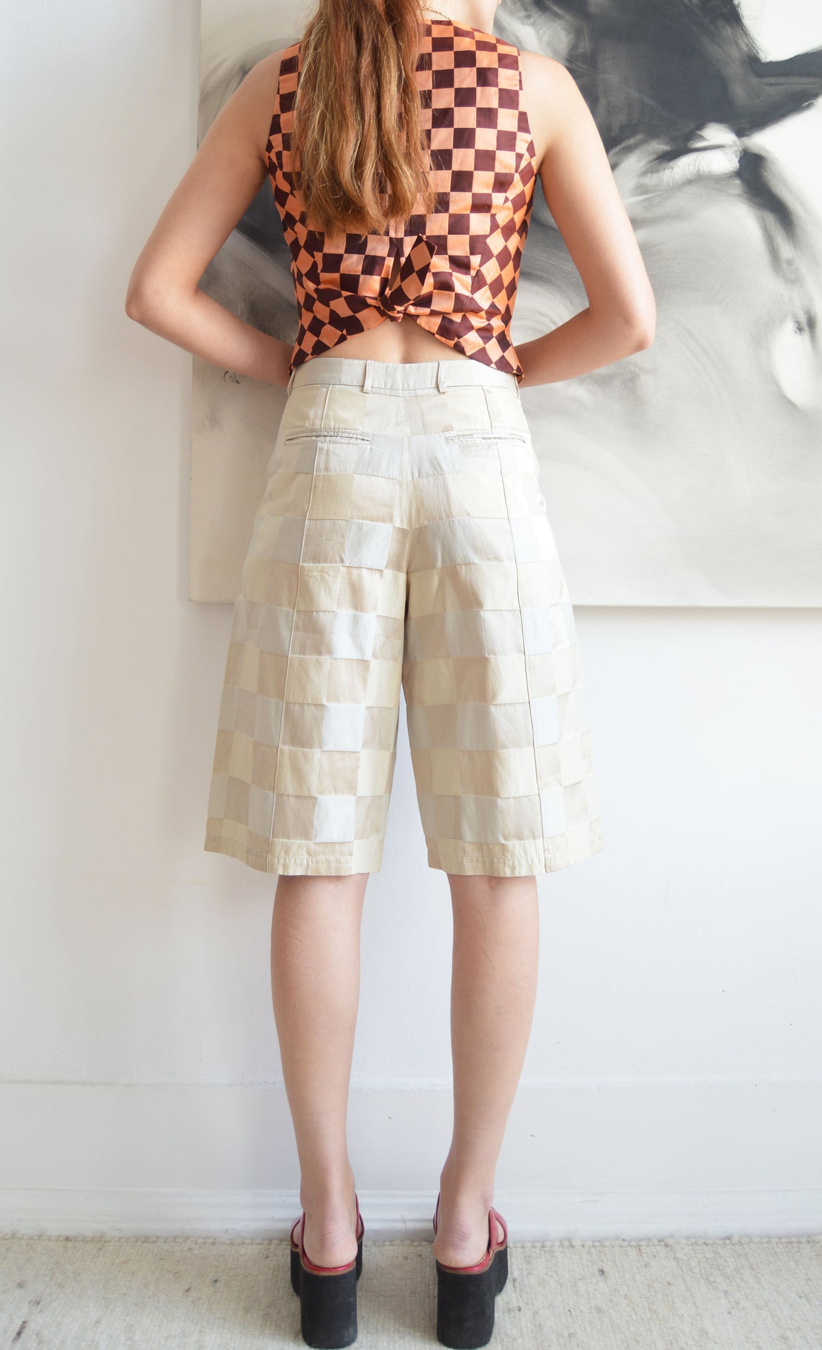 Vintage Giorgio Armani Silk Shorts